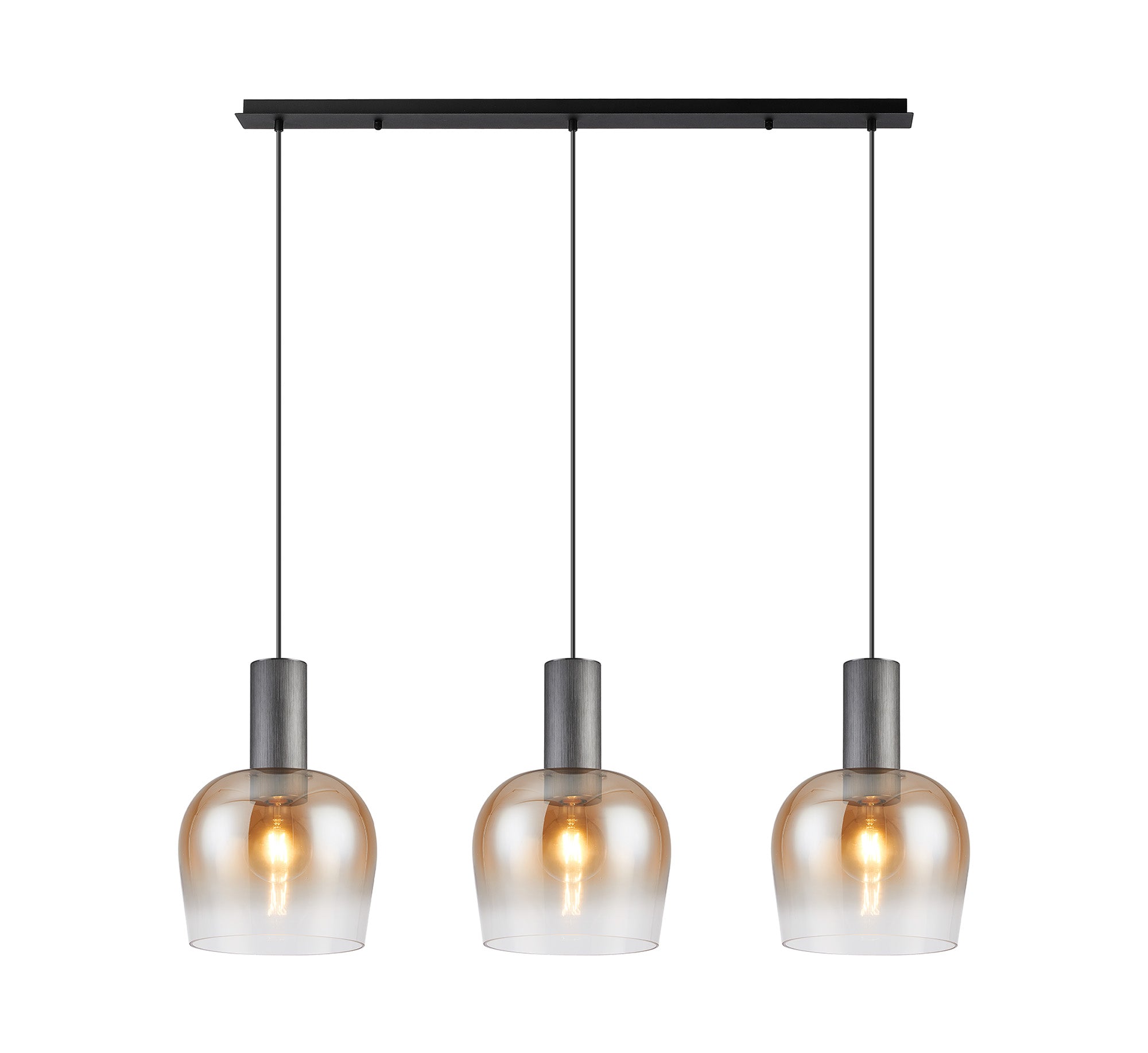 Camden 3Lt Linear Pendant- Various Sizes & Finishes