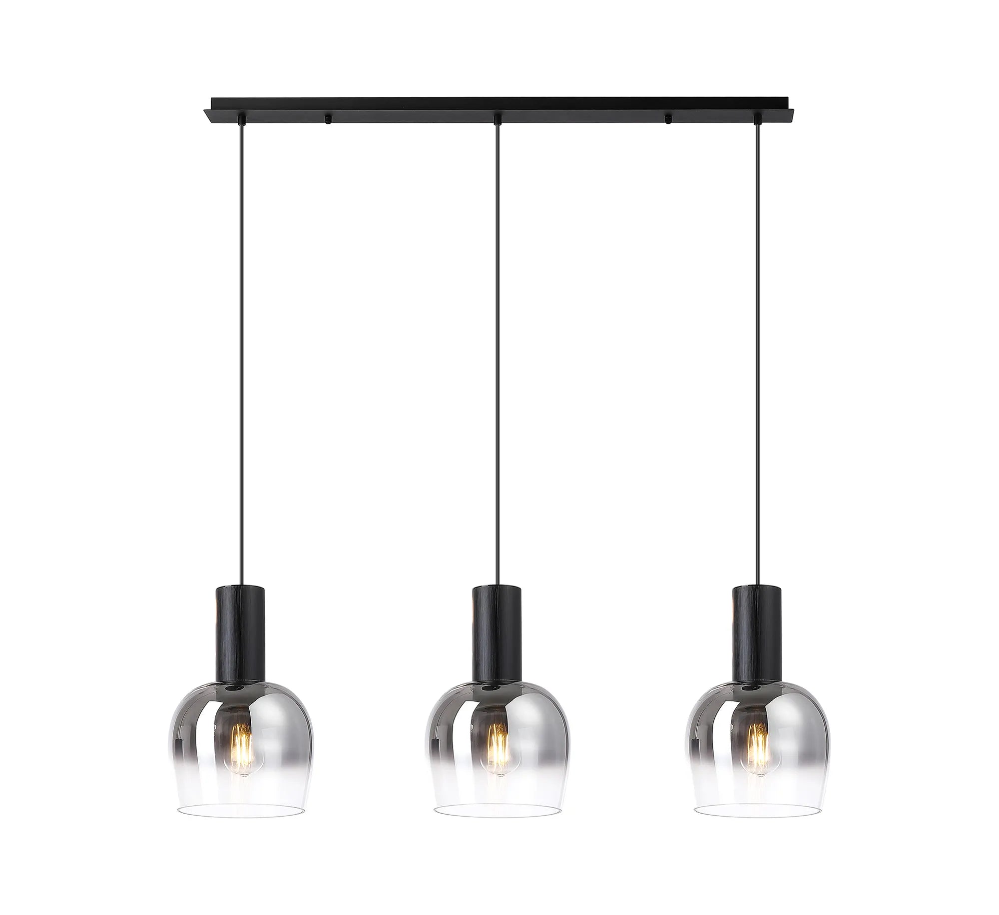 Camden 3Lt Linear Pendant- Various Sizes & Finishes