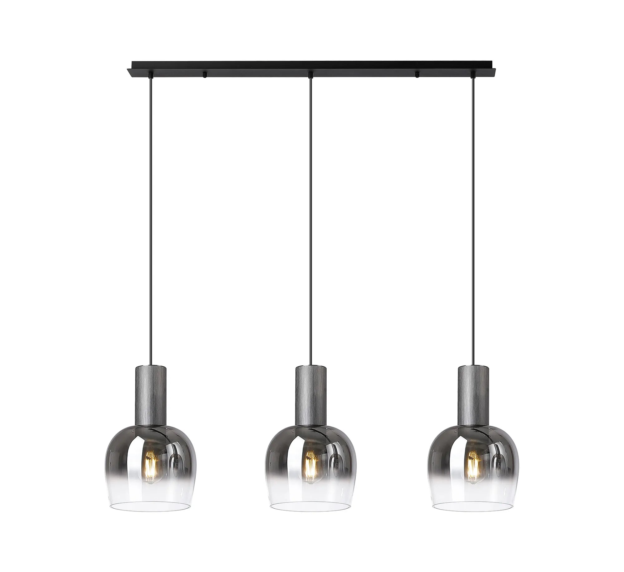 Camden 3Lt Linear Pendant- Various Sizes & Finishes