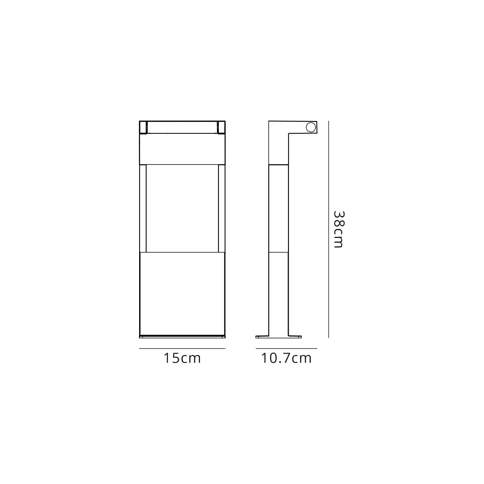 Masts LED Bollard IP54 - Large/Small