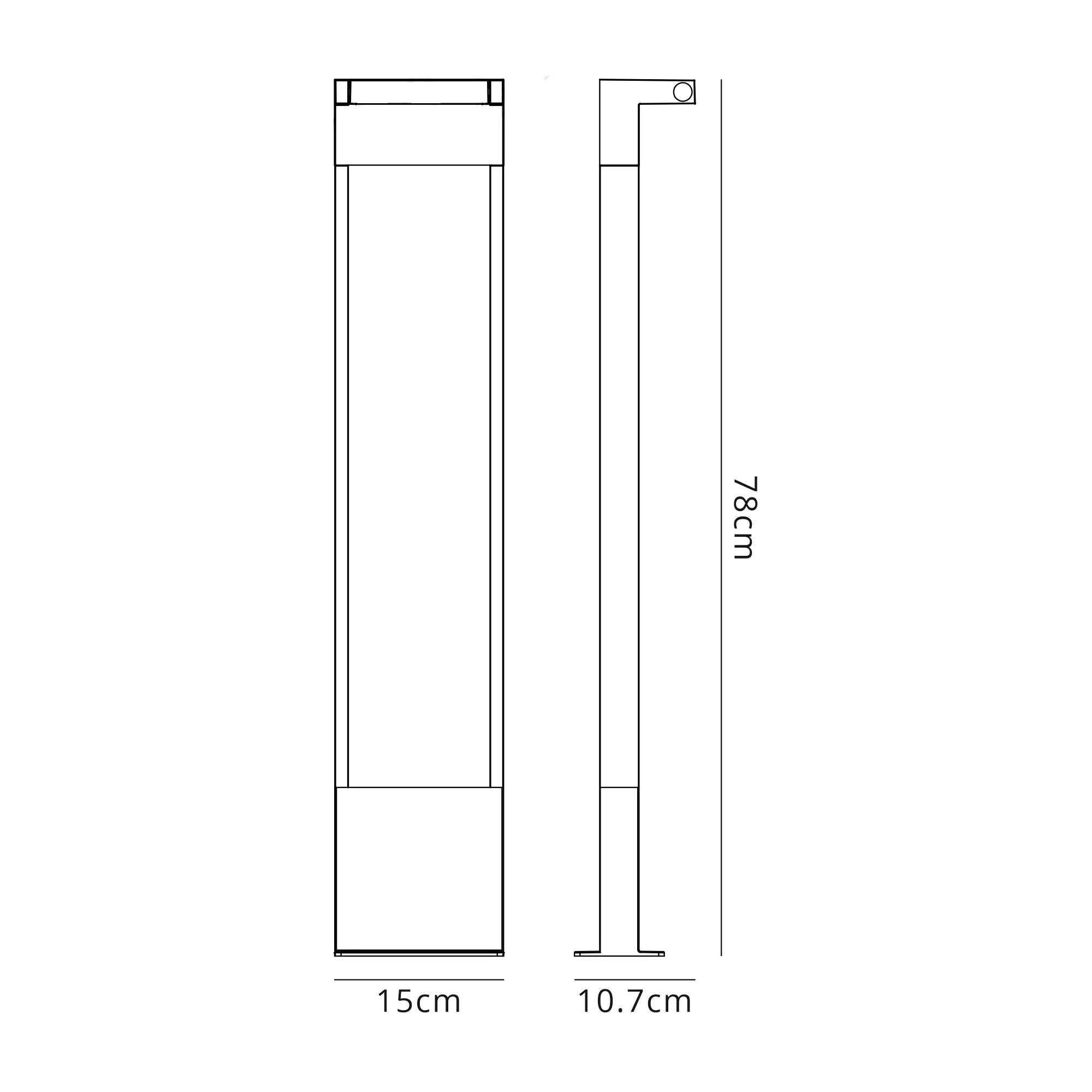 Masts LED Bollard IP54 - Large/Small