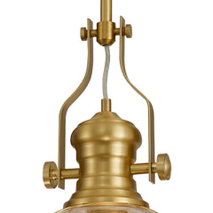 Savannah Pendant, 1 x E27, Satin Gold