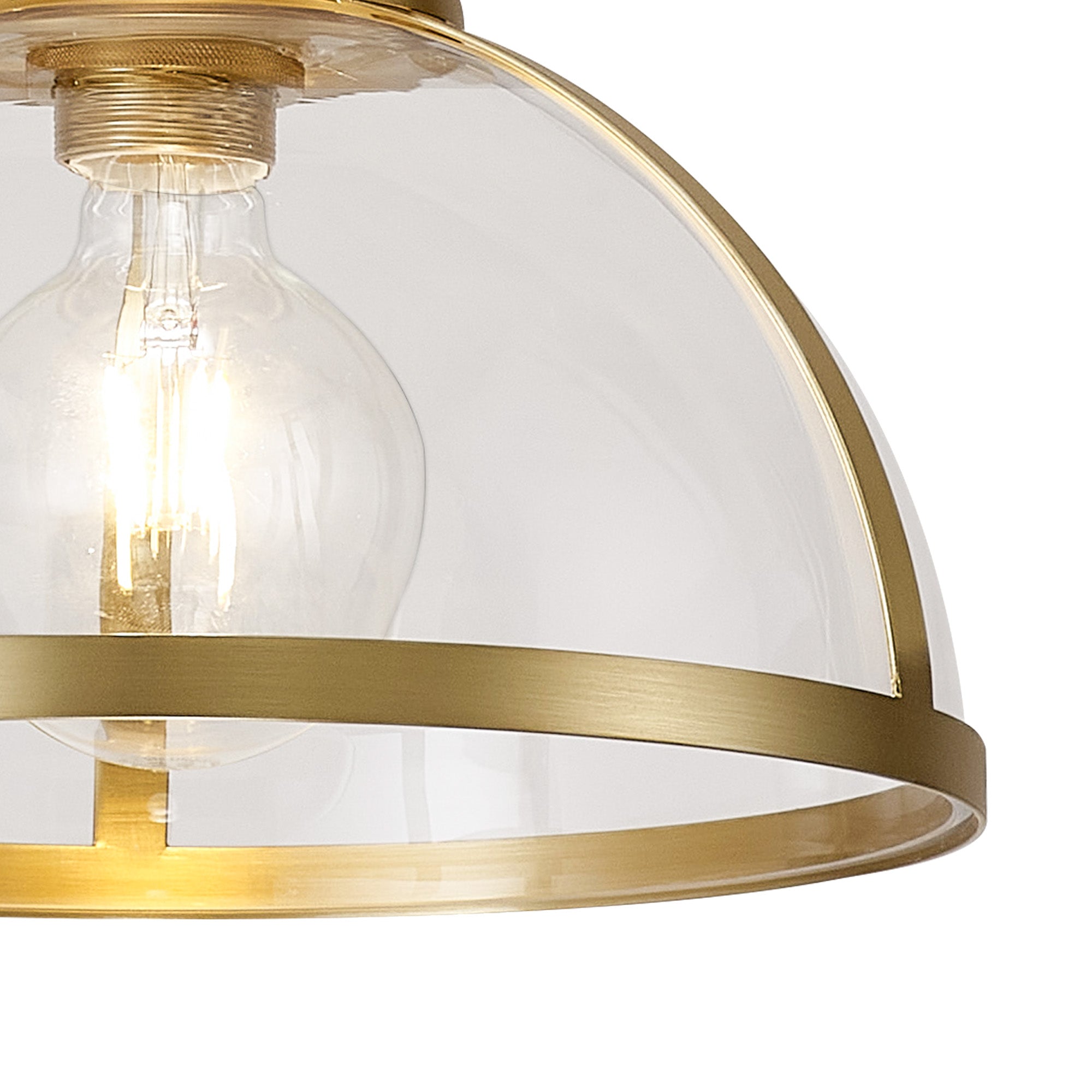 Savannah Pendant, 1 x E27, Satin Gold