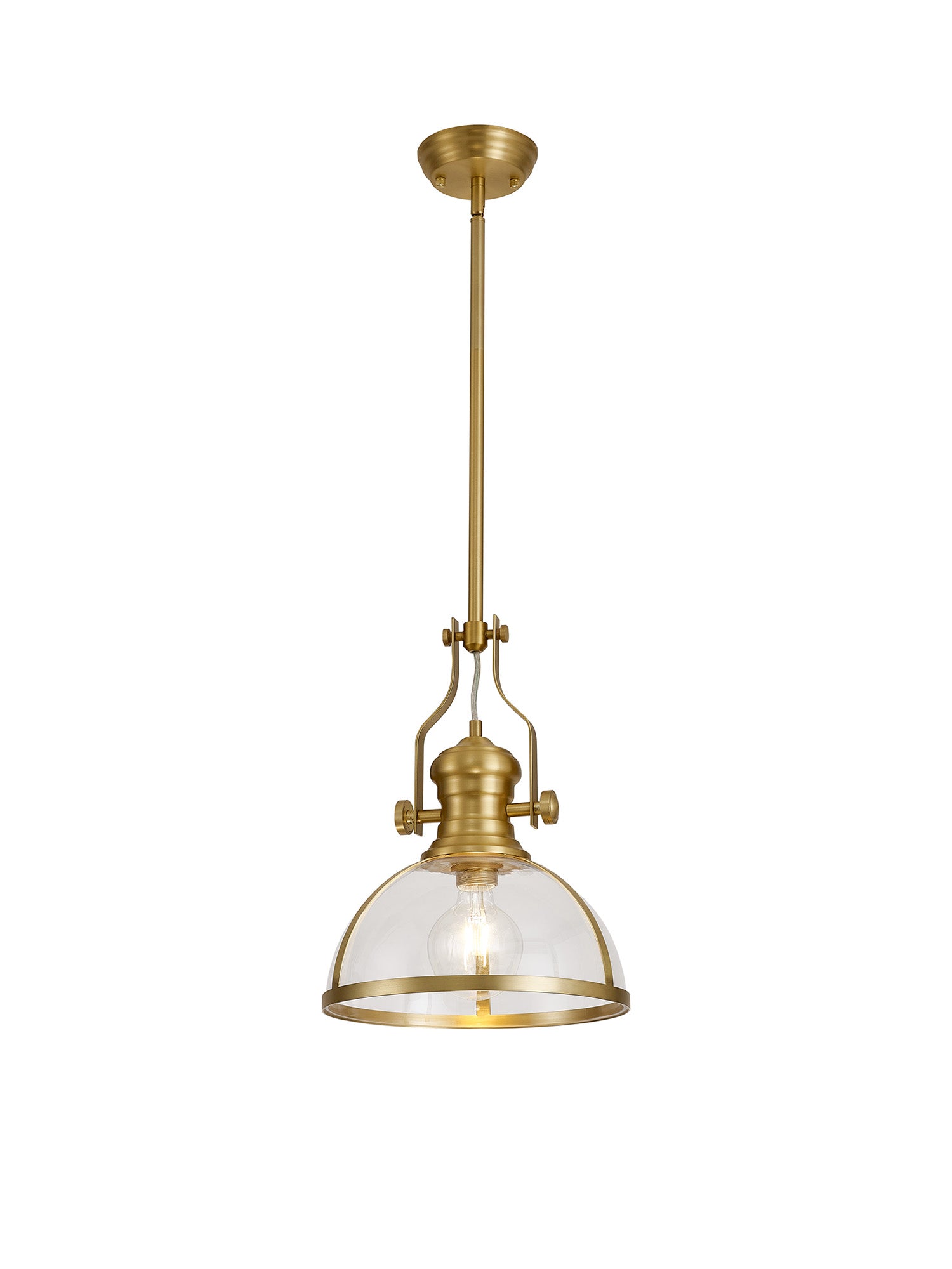 Savannah Pendant, 1 x E27, Satin Gold