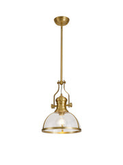 Savannah Pendant, 1 x E27, Satin Gold