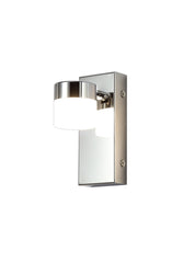 Zap Adjustable LED Bathroom Wall Lamp - Black/Chrome