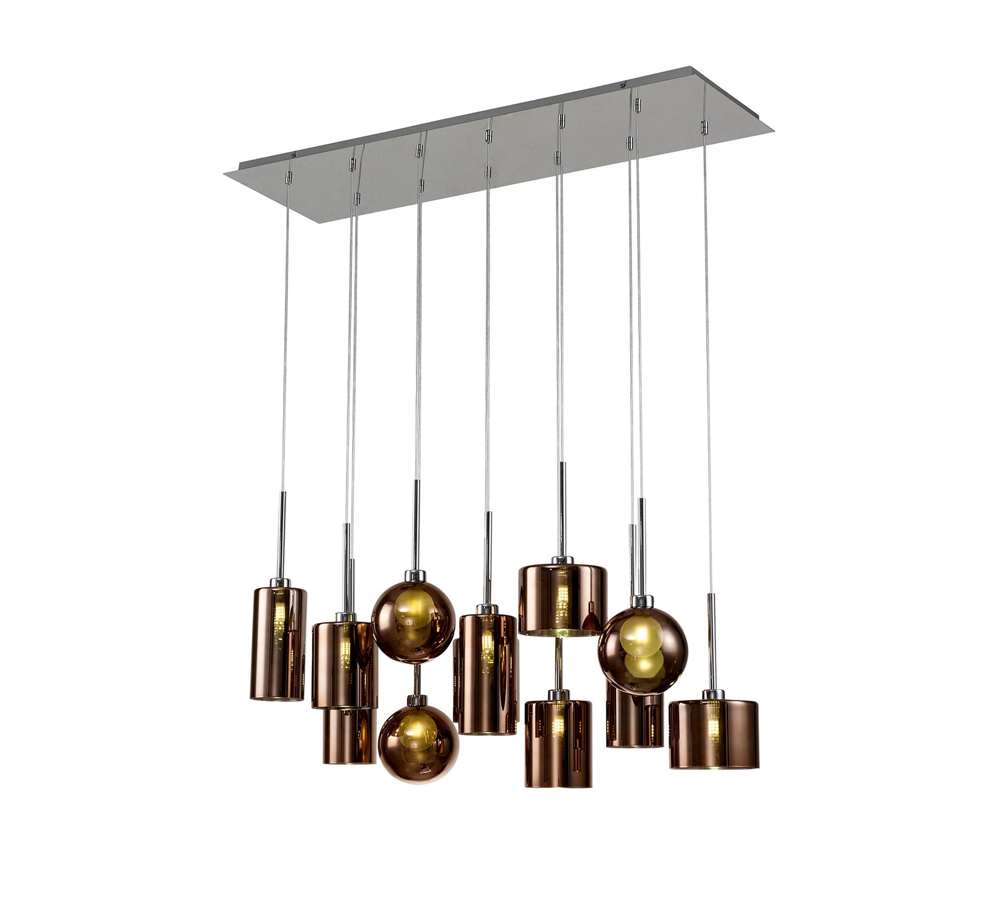 Idella Linear Pendant 2m, 12 x G9