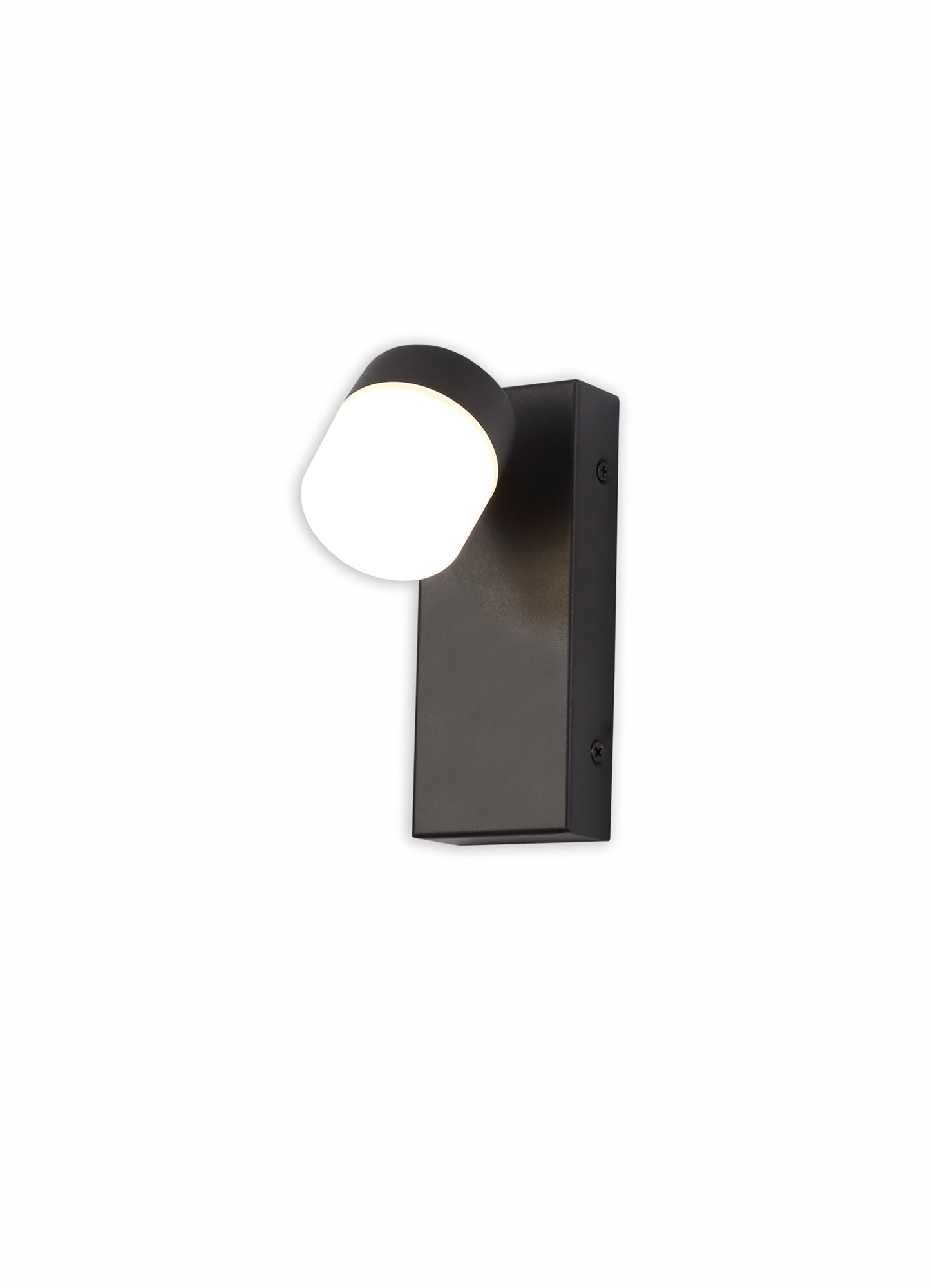 Zap Adjustable LED Bathroom Wall Lamp - Black/Chrome