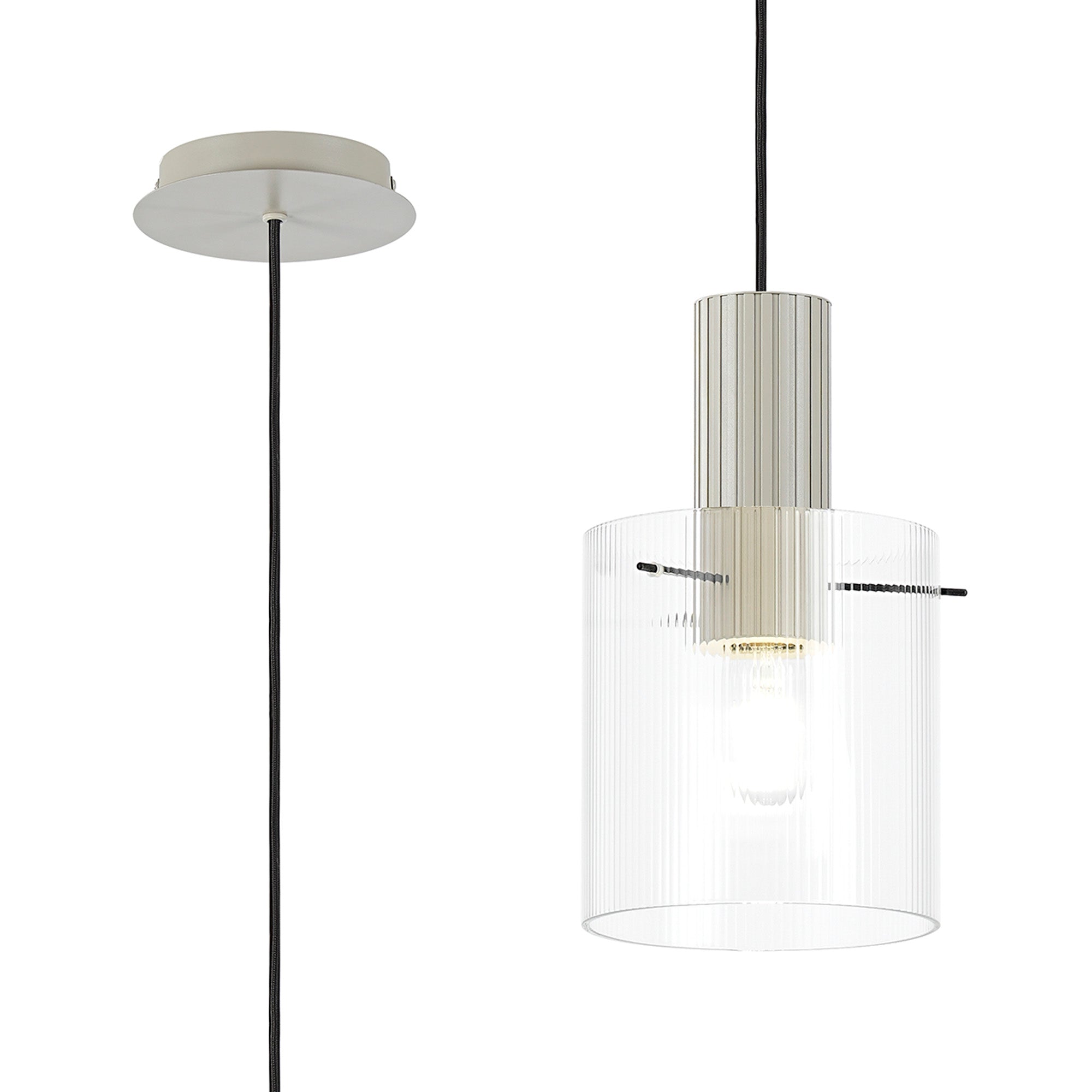 Hailey 1Lt Single Pendant - Various Colours