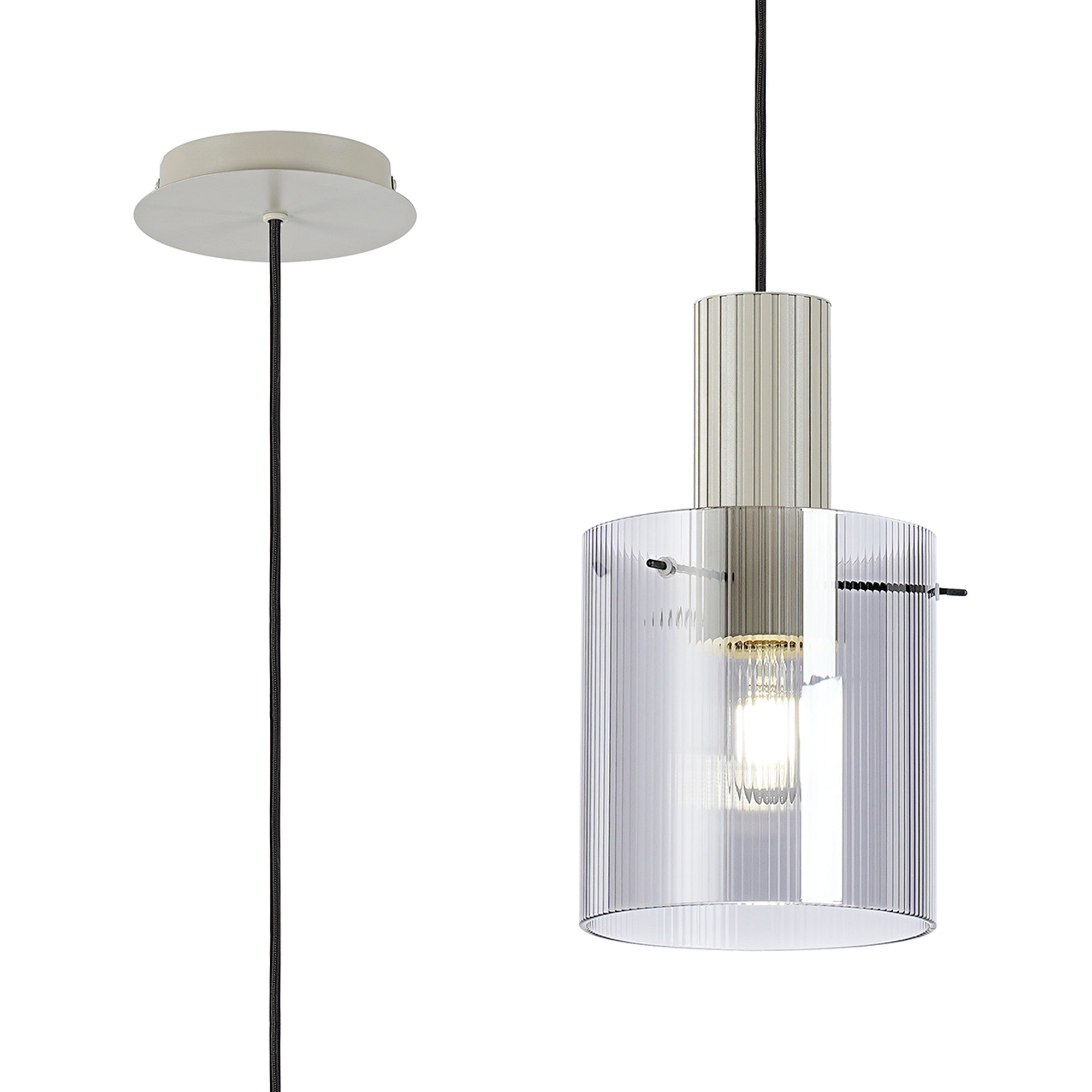 Hailey 1Lt Single Pendant - Various Colours