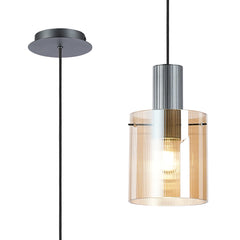 Hailey 1Lt Single Pendant - Various Colours