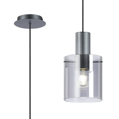 Hailey 1Lt Single Pendant - Various Colours