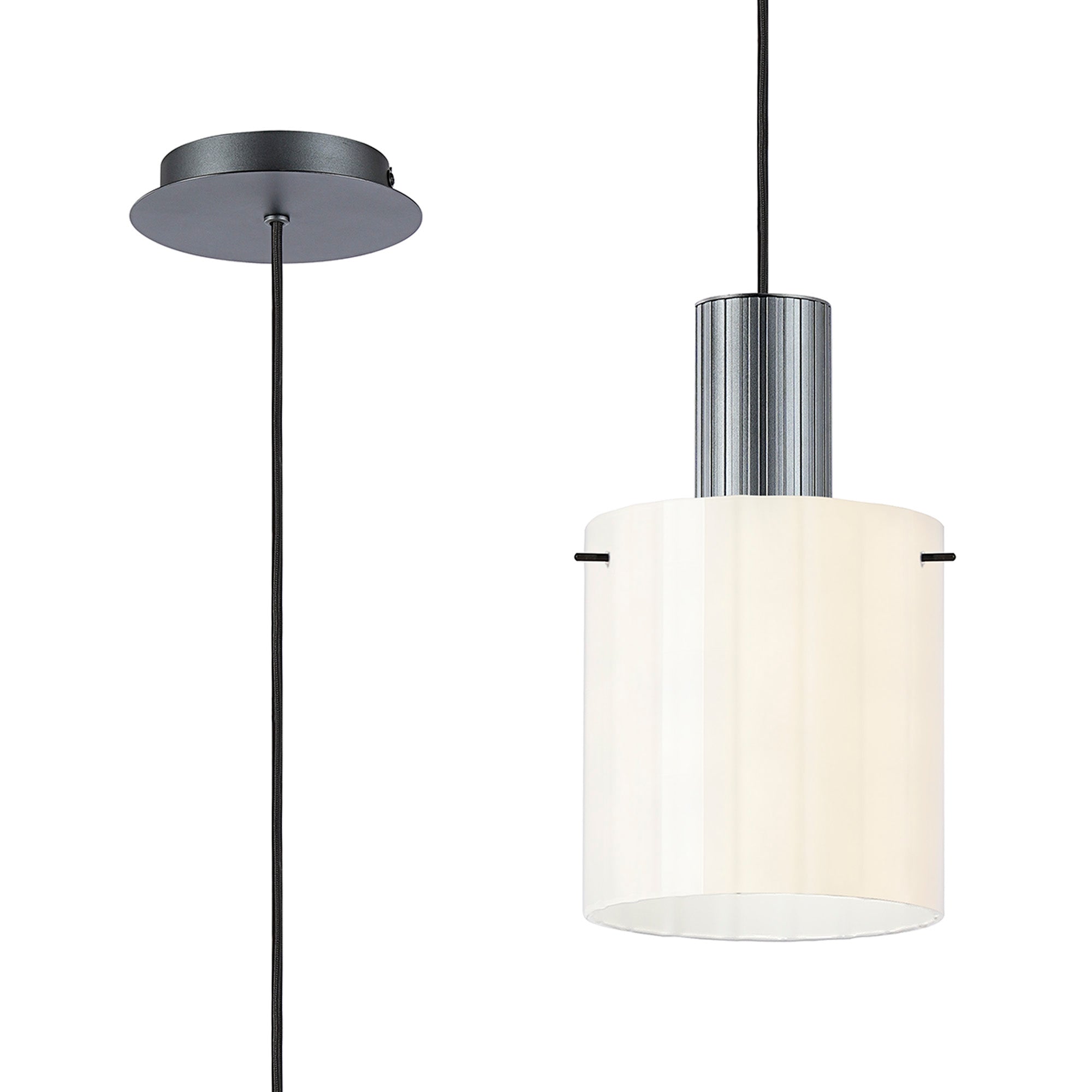 Hailey 1Lt Single Pendant - Various Colours