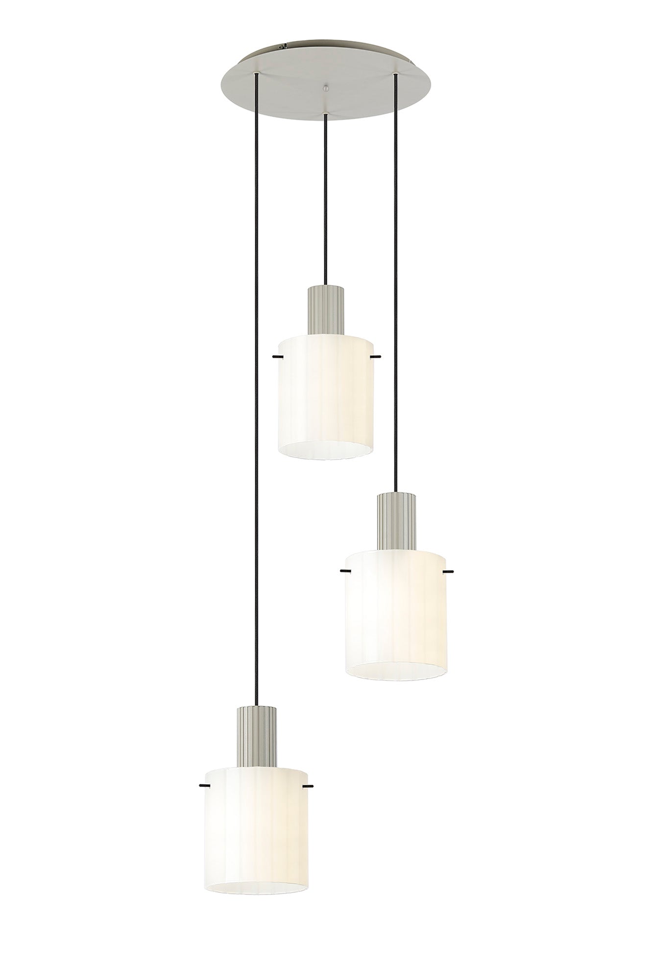Hailey 3Lt Cluster Narrow Line Glass - Various Colours