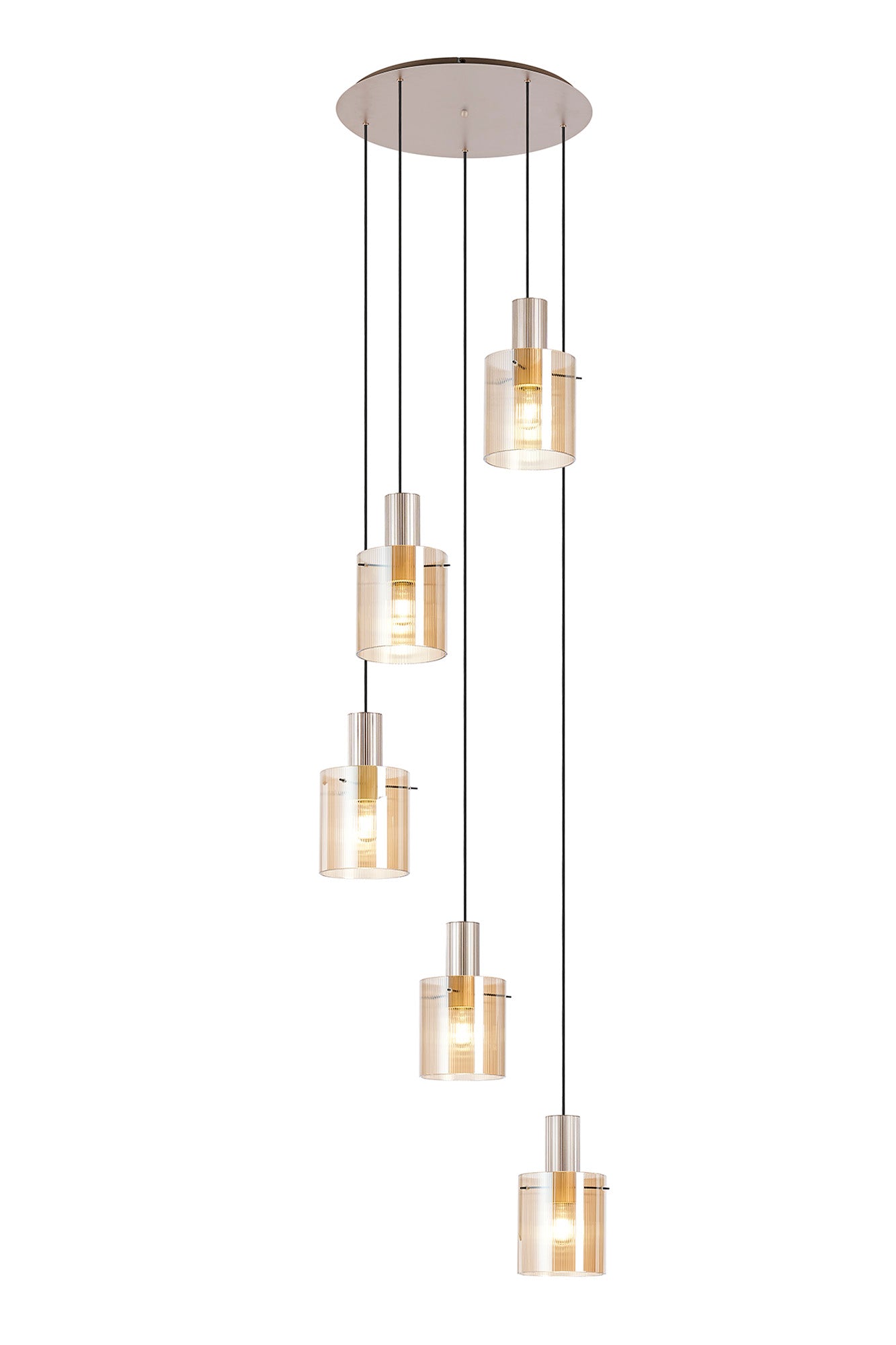 Hailey 5Lt Round Pendant - Various Colours