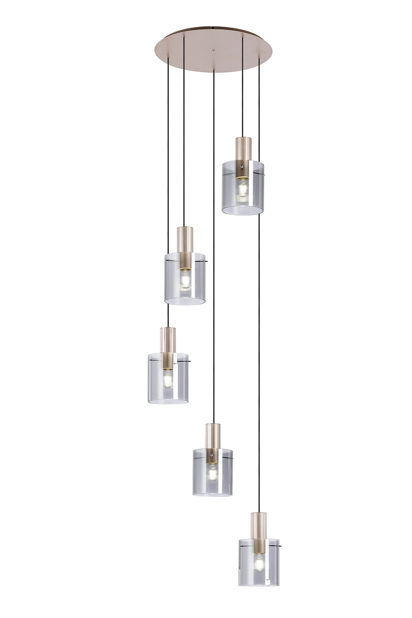 Hailey 5Lt Round Pendant - Various Colours