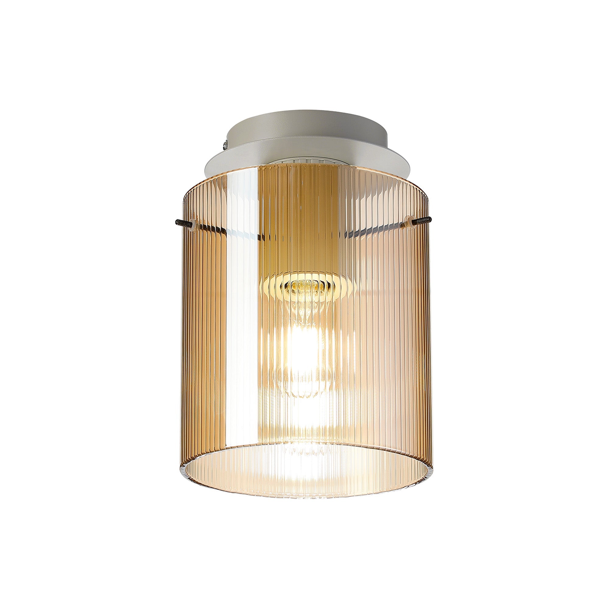 Hailey 1Lt Flush Fitting Narrow Line Glass - Various Colours