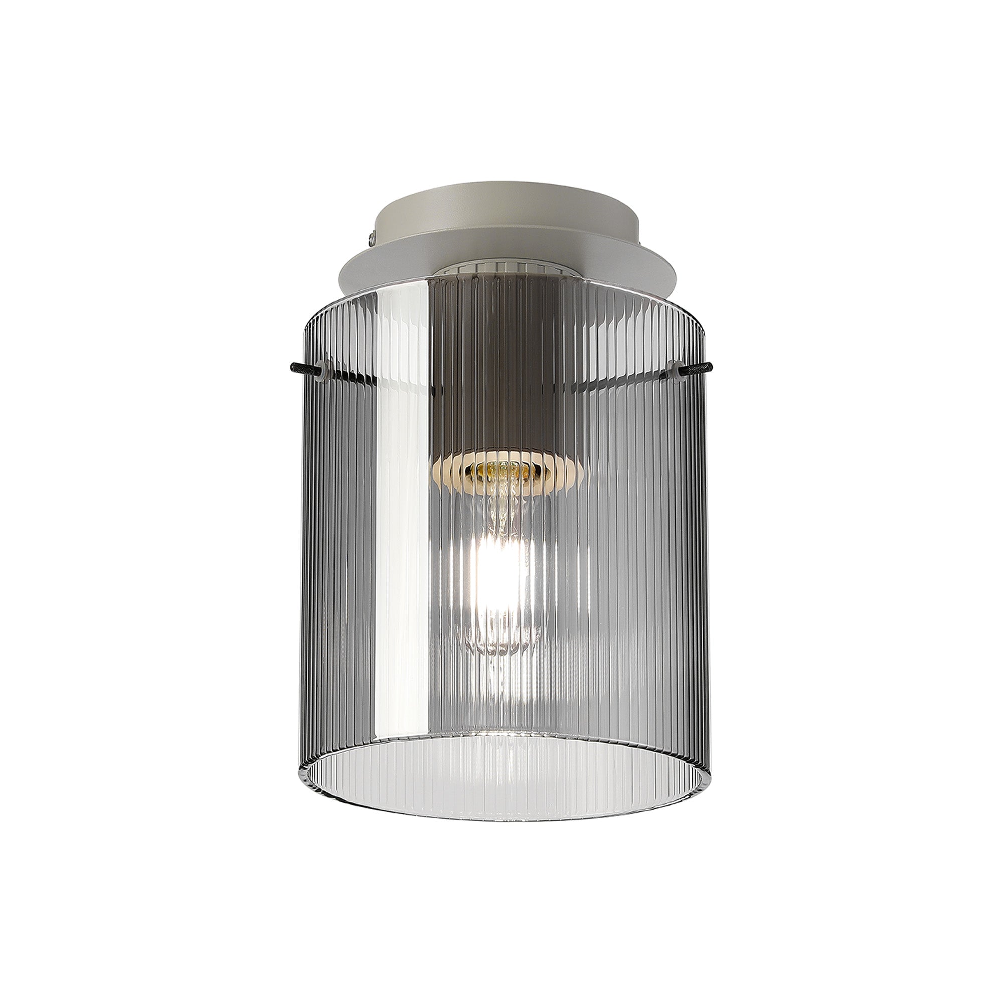 Hailey 1Lt Flush Fitting Narrow Line Glass - Various Colours