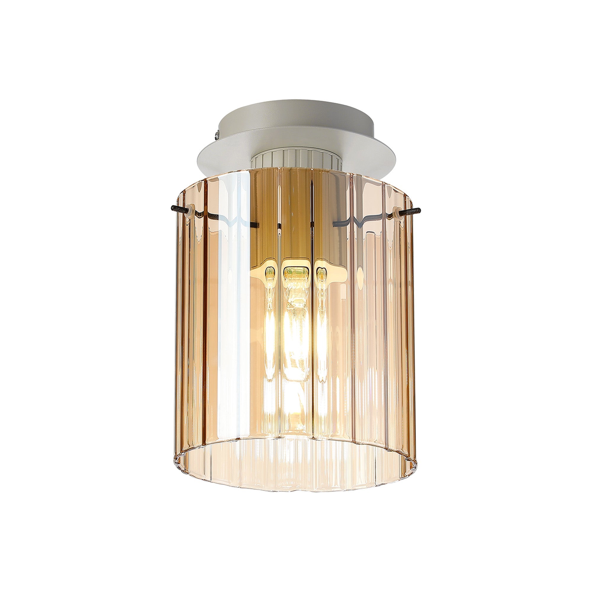 Hailey 1Lt Flush Fitting Wide Line Glass - Various Colours