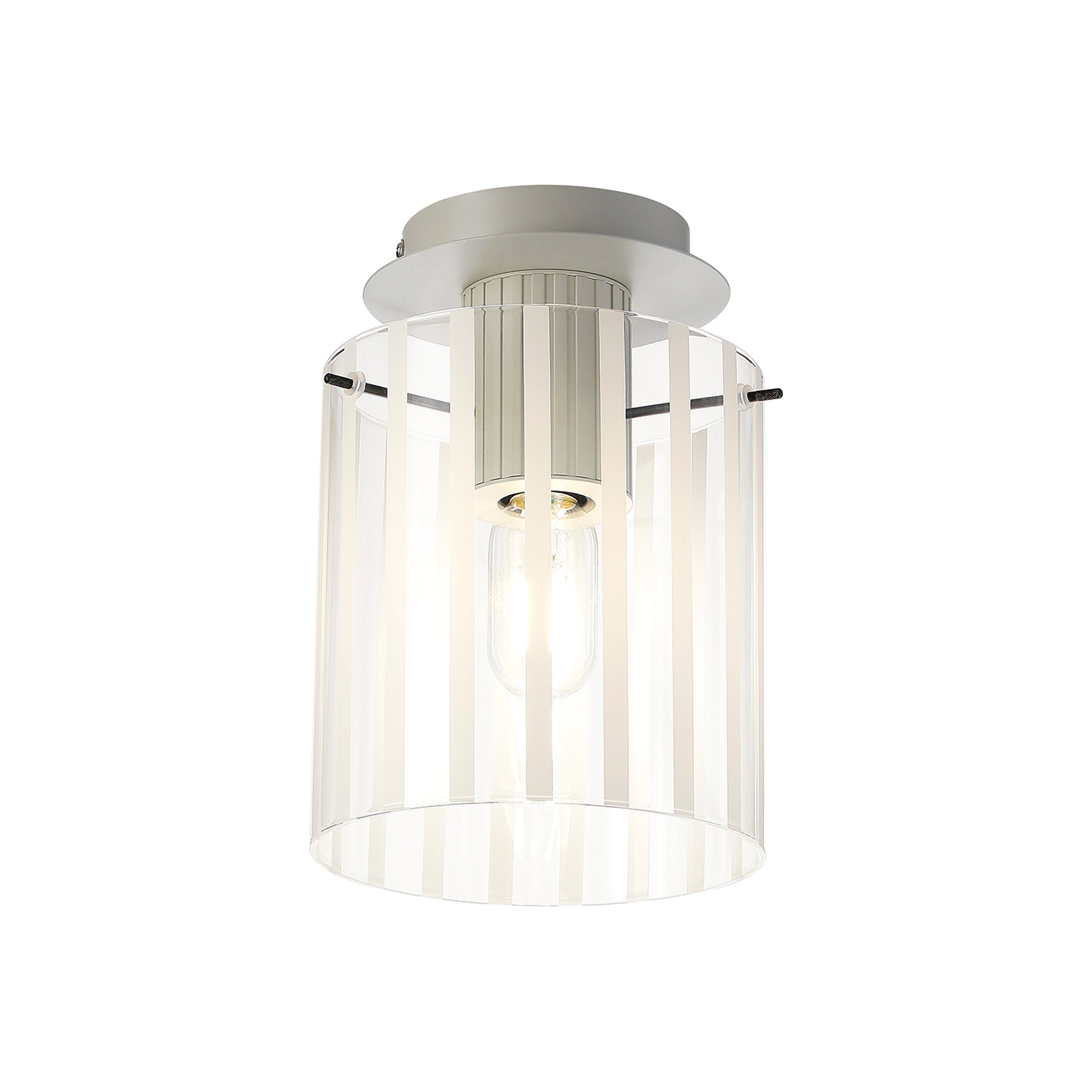 Hailey 1Lt Flush Fitting Wide Line Glass - Various Colours