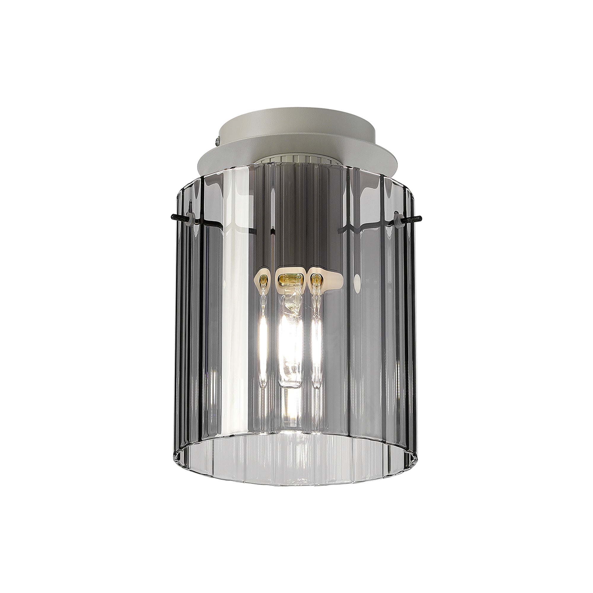 Hailey 1Lt Flush Fitting Wide Line Glass - Various Colours