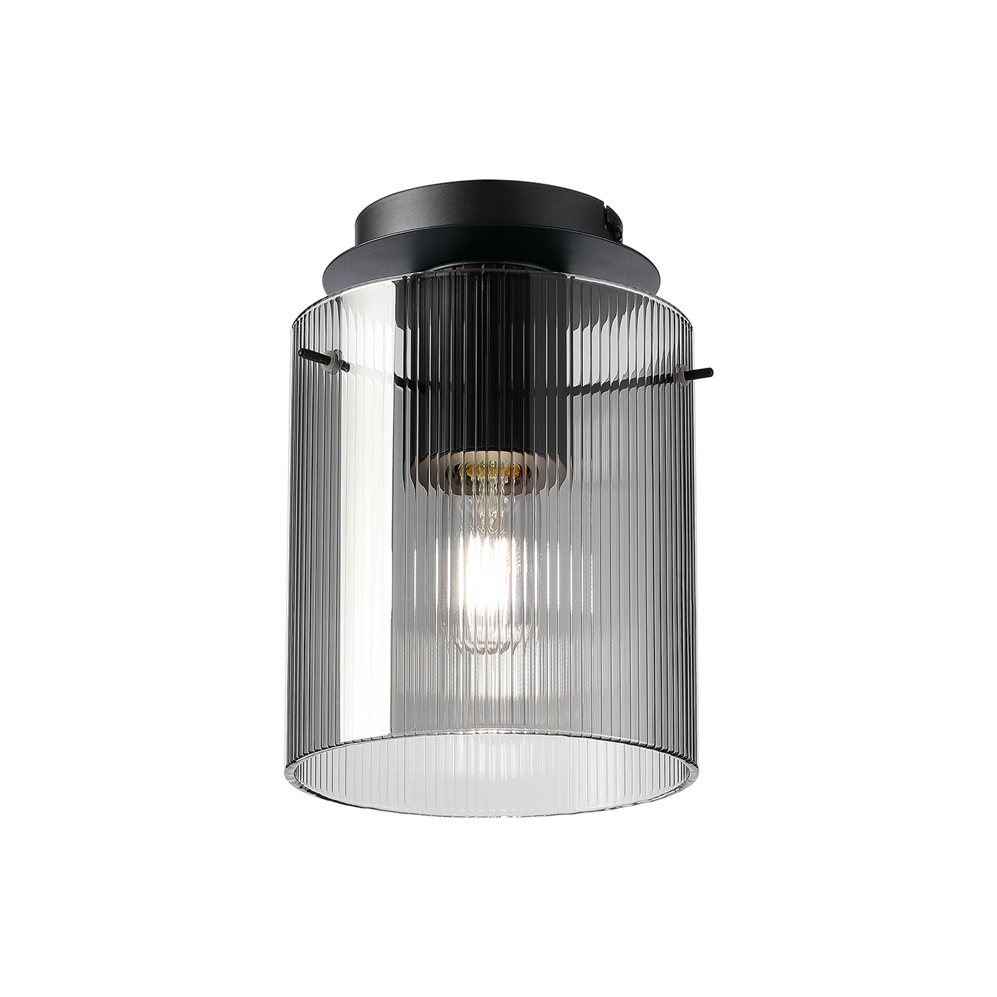 Hailey 1Lt Flush Fitting Narrow Line Glass - Various Colours