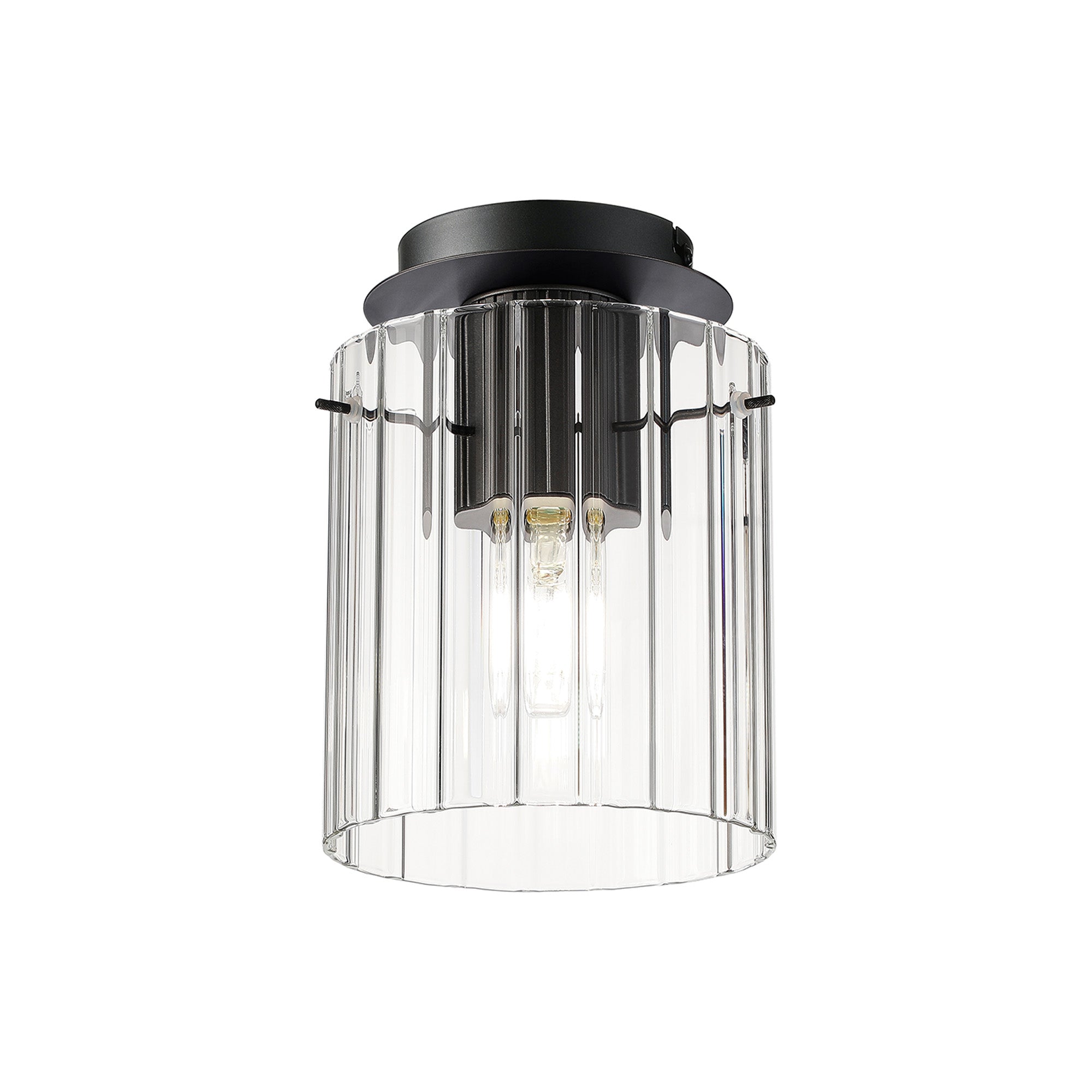 Hailey 1Lt Flush Fitting Wide Line Glass - Various Colours