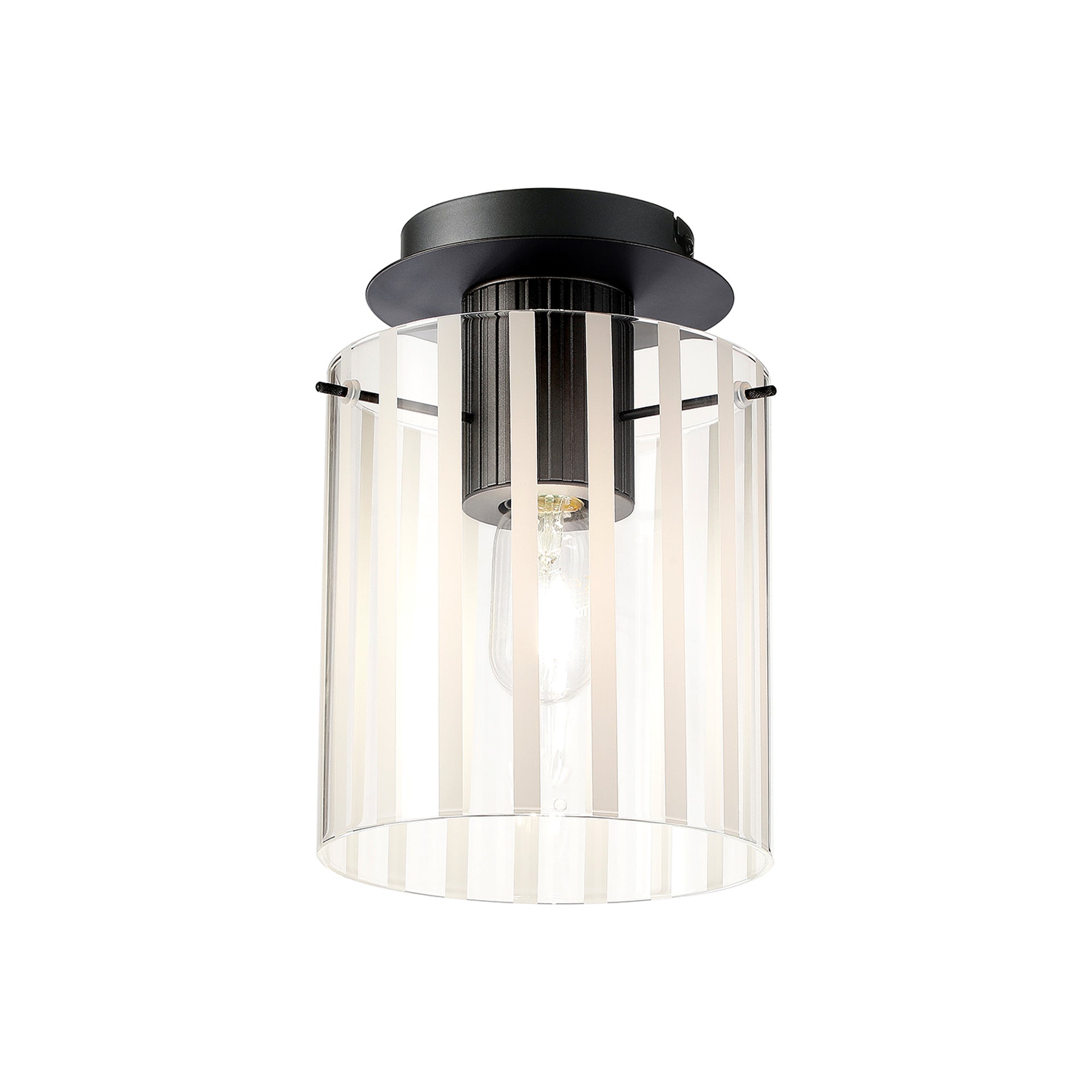 Hailey 1Lt Flush Fitting Wide Line Glass - Various Colours