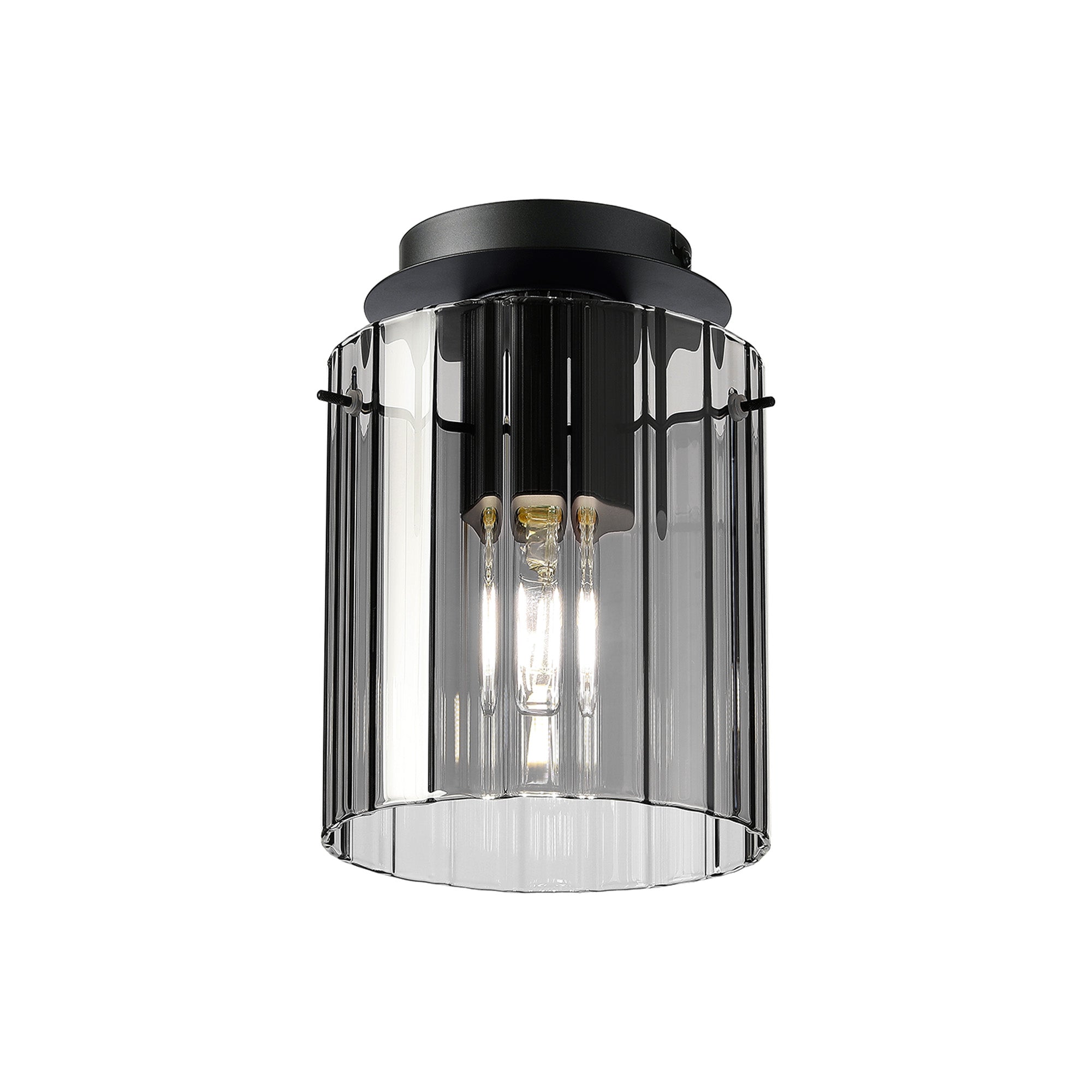 Hailey 1Lt Flush Fitting Wide Line Glass - Various Colours