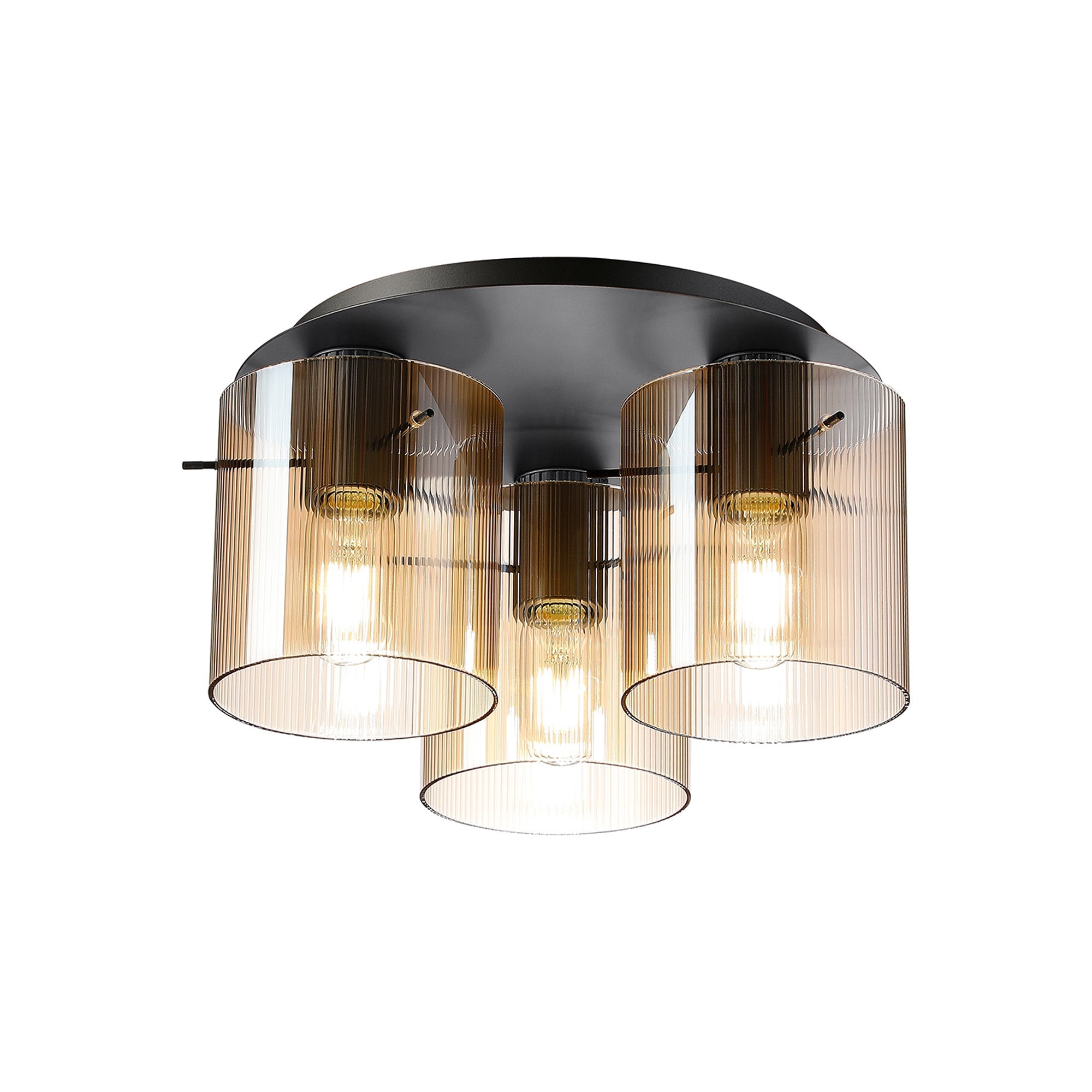 Hailey 3Lt Flush Fitting Wide Line Glass - Various Colours
