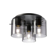 Hailey 3Lt Flush Fitting Wide Line Glass - Various Colours