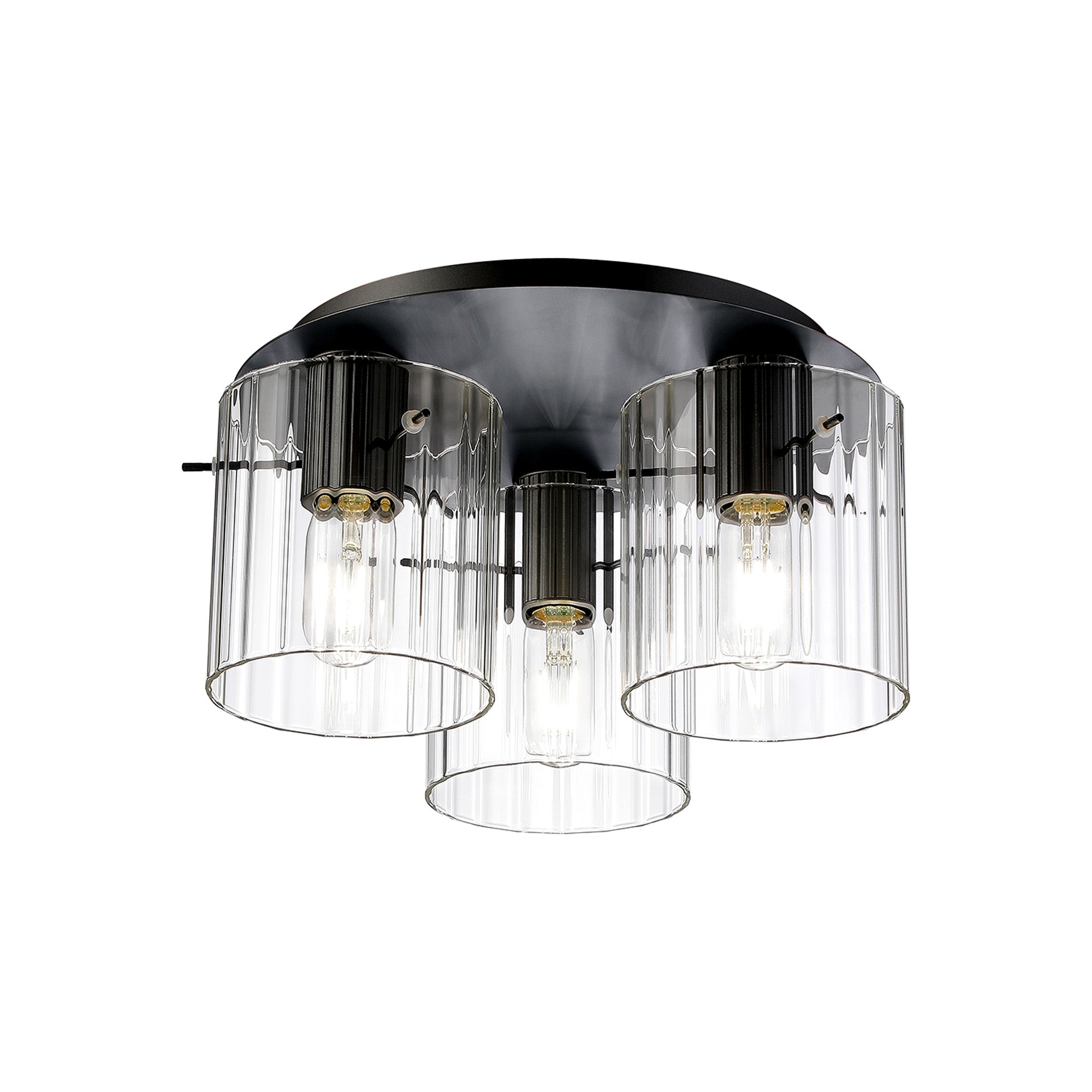 Hailey 3Lt Flush Fitting Wide Line Glass - Various Colours