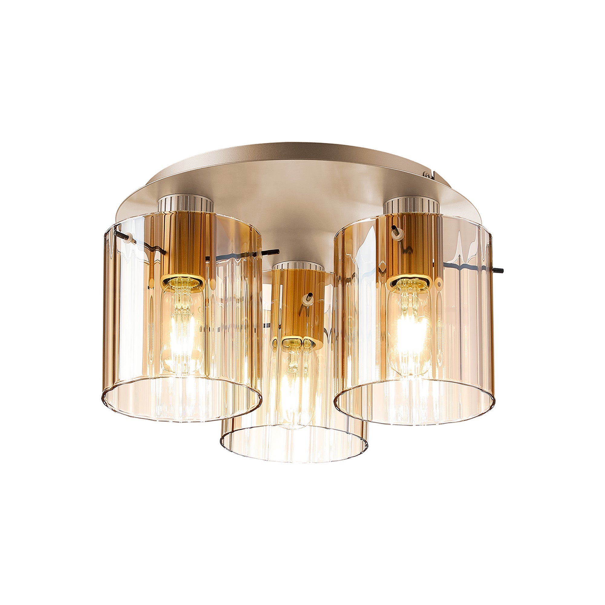 Hailey 3Lt Flush Fitting Wide Line Glass - Various Colours
