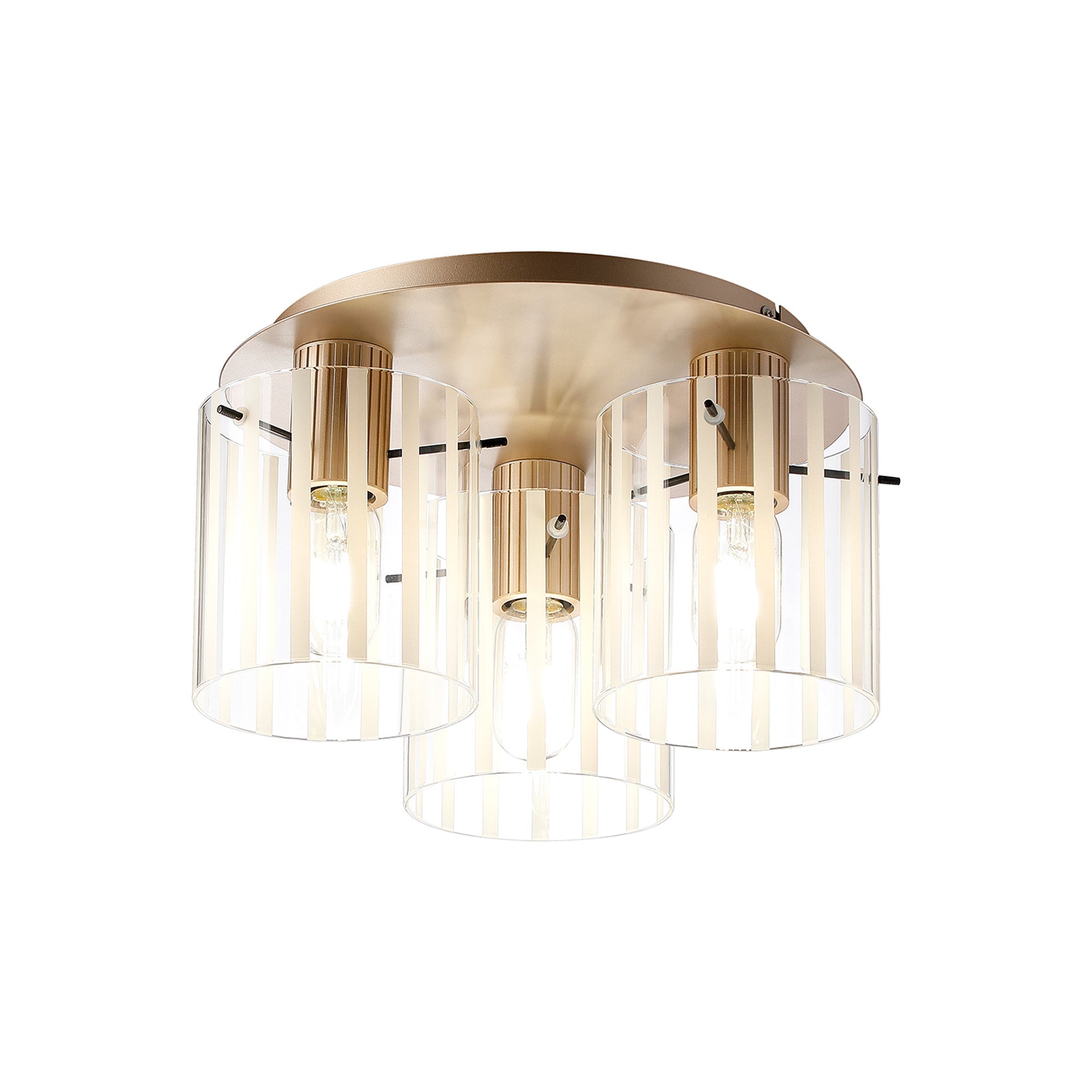 Hailey 3Lt Flush Fitting Wide Line Glass - Various Colours
