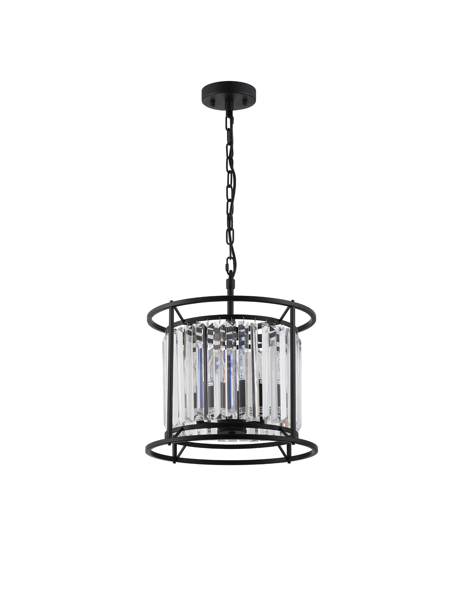 Massa 3/6Lt Crystal Ceiling Light/Semi Flush Convertible - Various FInish
