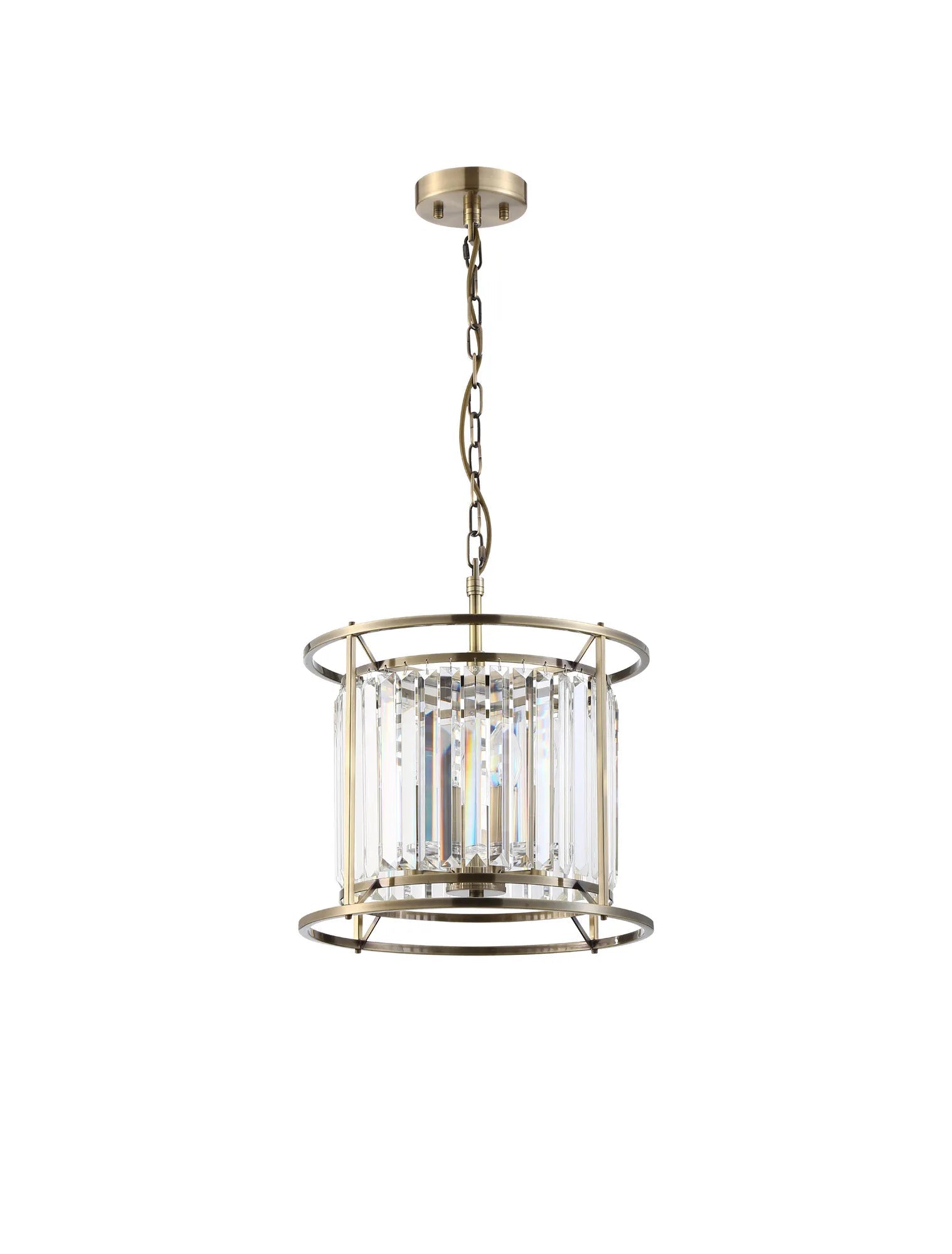 Massa 3/6Lt Crystal Ceiling Light/Semi Flush Convertible - Various FInish
