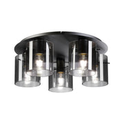 Hailey 5Lt Flush Fitting Wide Line Glass - Various Colours