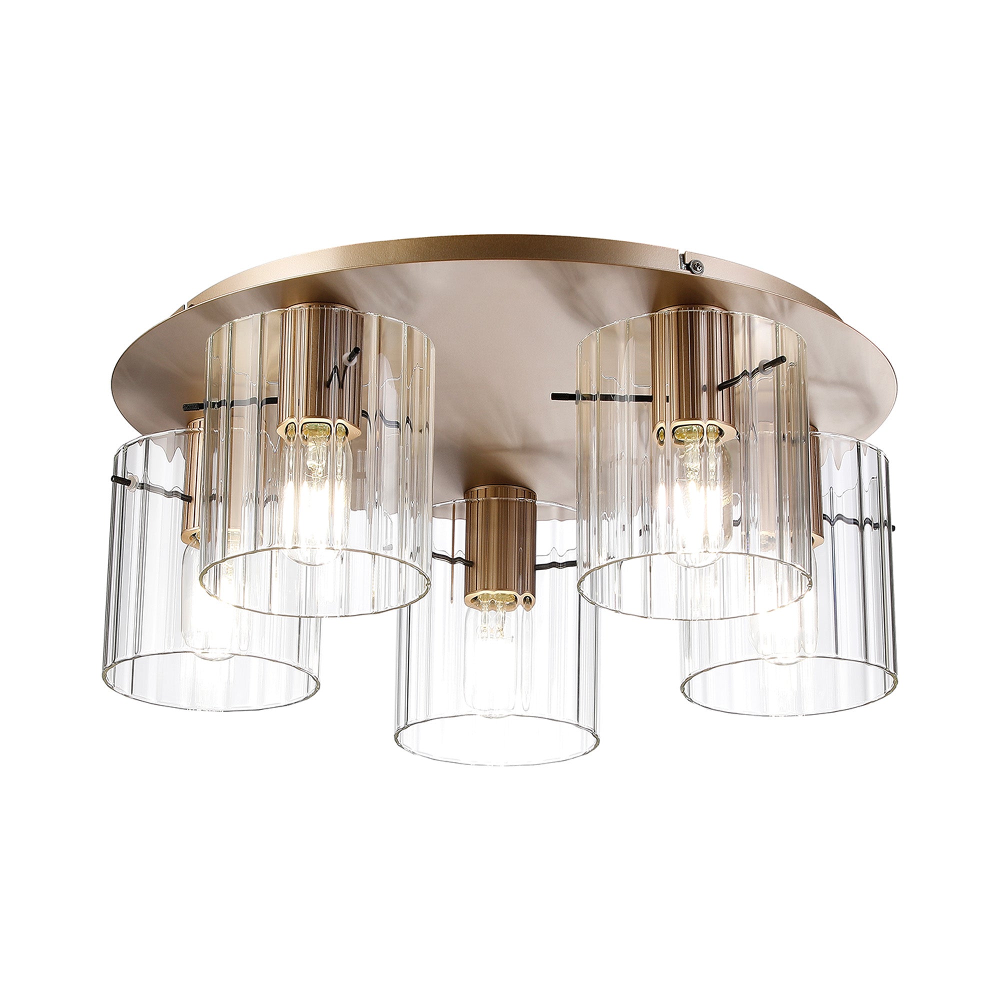 Hailey 5Lt Flush Fitting Wide Line Glass - Various Colours