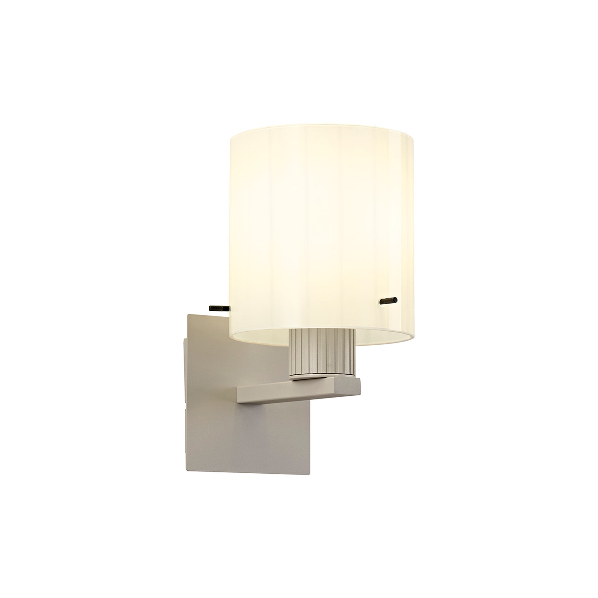 Hailey 1Lt Wall Light Narrow Line Glass - Various Colours