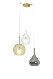 Canterbury Cluster Pendant With Mixed Shades