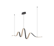 Alice Kitchen LED Light Triac Dimmable 3yrs Warranty- Dark Grey/ Gold Finishes