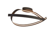Alice Semi Flush Ceiling Light Triac Dimmable 3yrs Warranty- Dark Grey/ Gold Finishes
