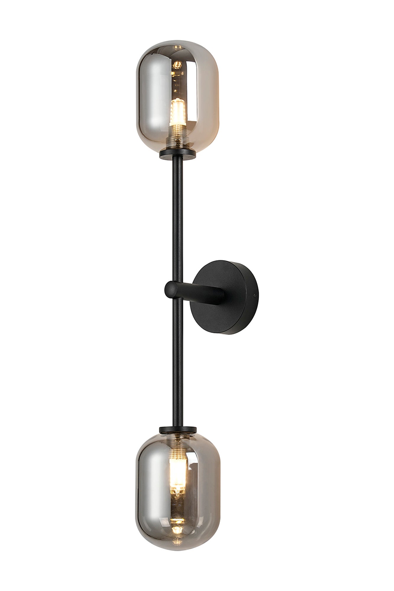Roosevelt Tall  2Lt Bathroom Wall Light IP44 - Various Styles