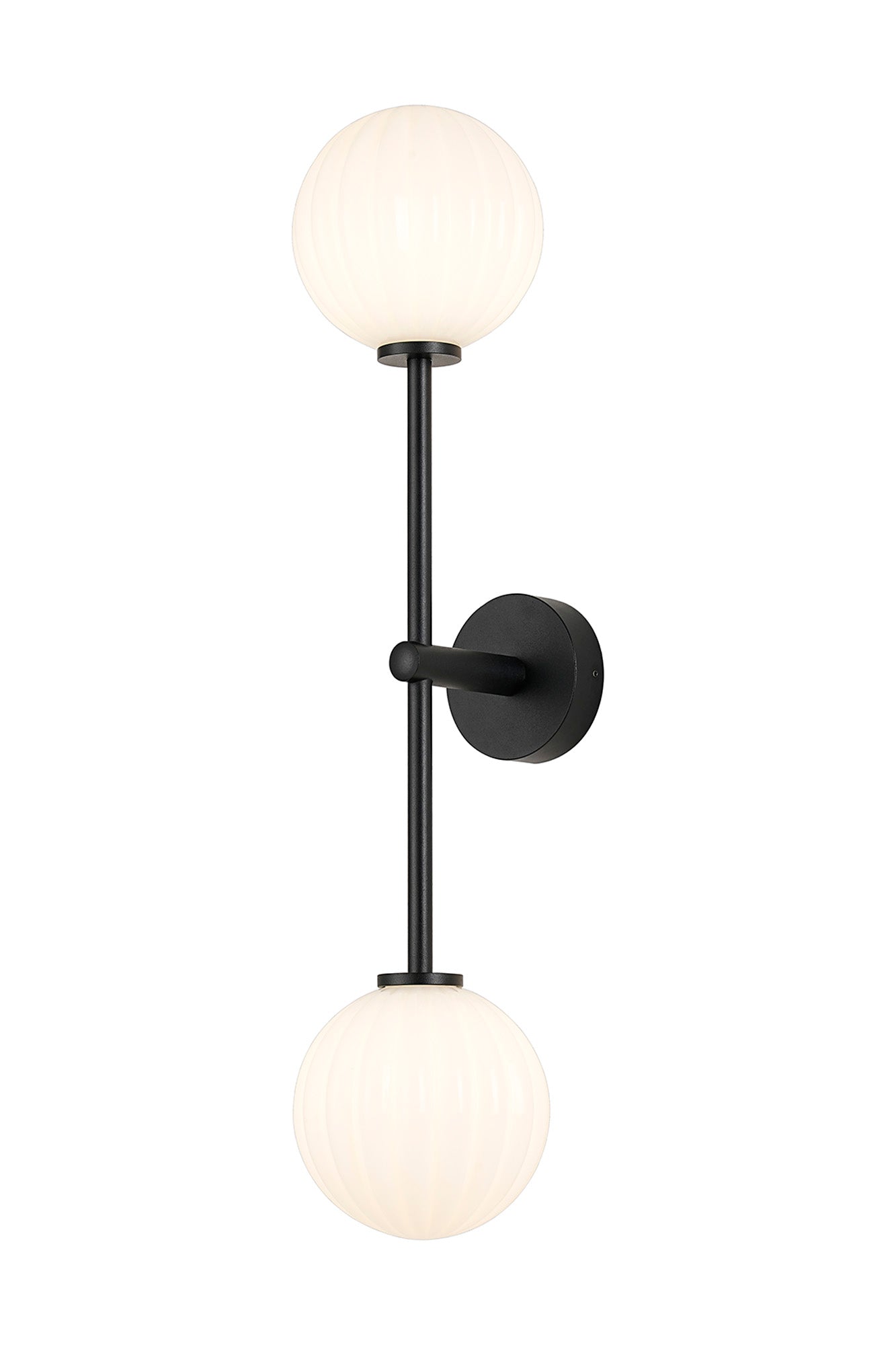 Roosevelt Tall  2Lt Bathroom Wall Light IP44 - Various Styles