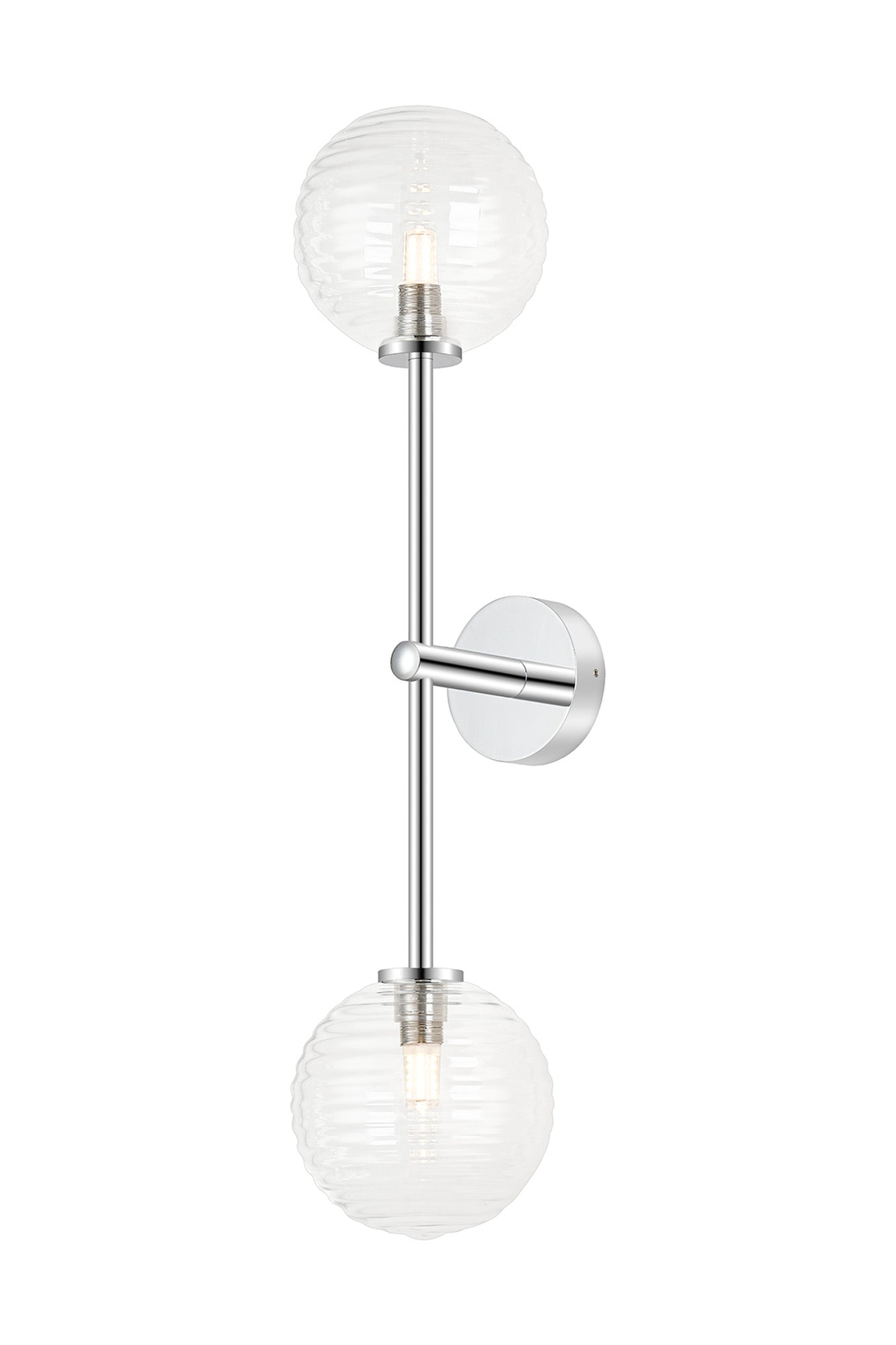 Roosevelt Tall  2Lt Bathroom Wall Light IP44 - Various Styles