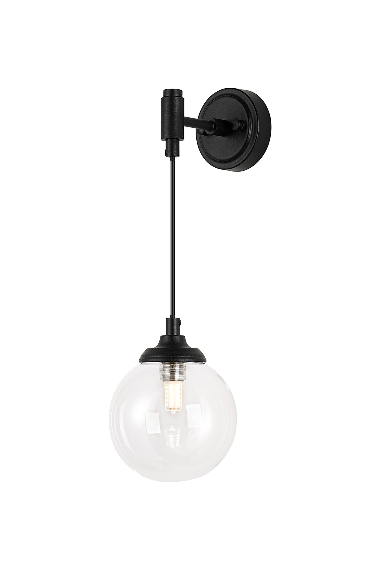 Earl 1Lt Adjustable Bathroom Wall Light IP44 -  Various Styles