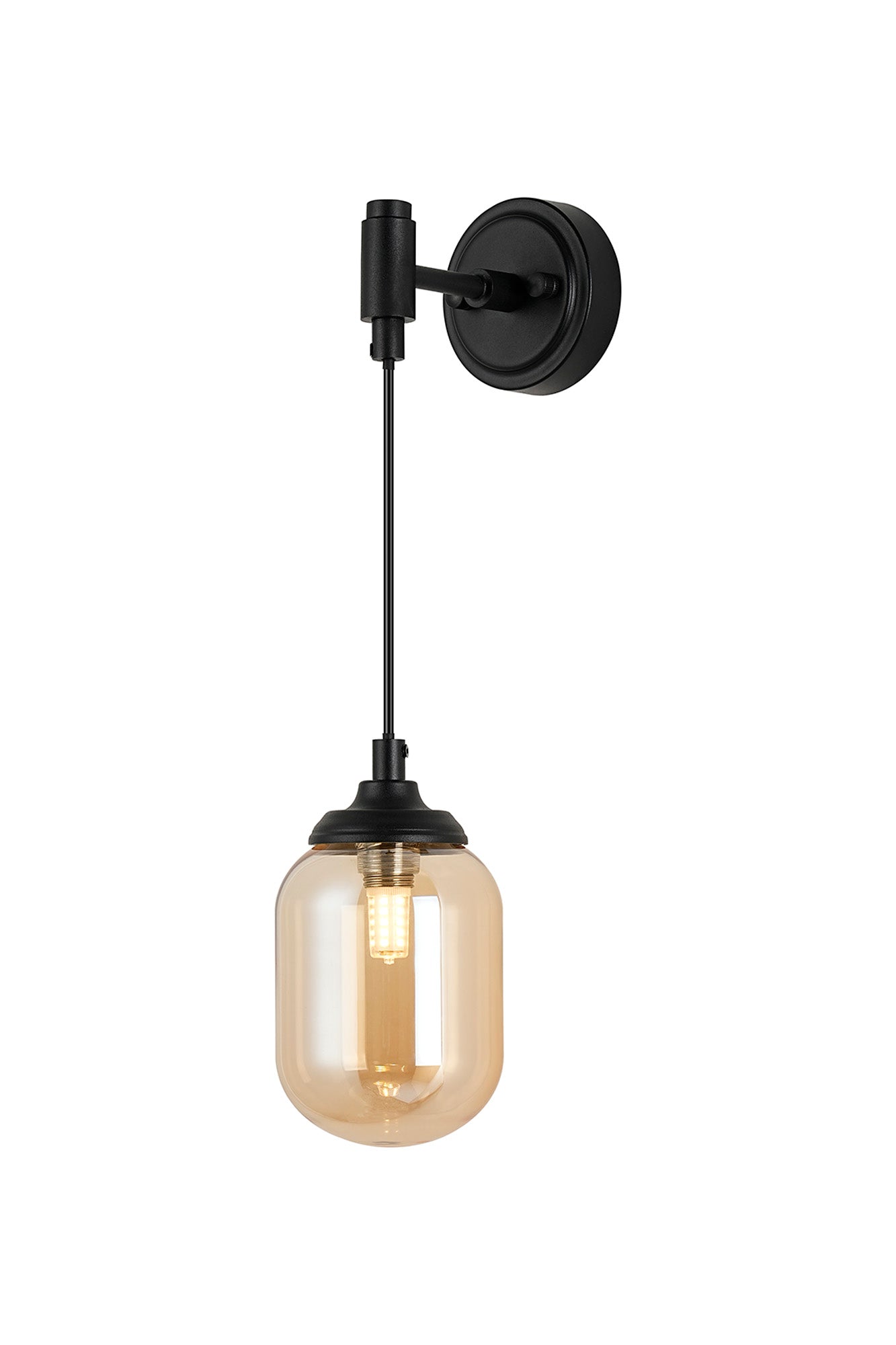 Earl 1Lt Adjustable Bathroom Wall Light IP44 -  Various Styles