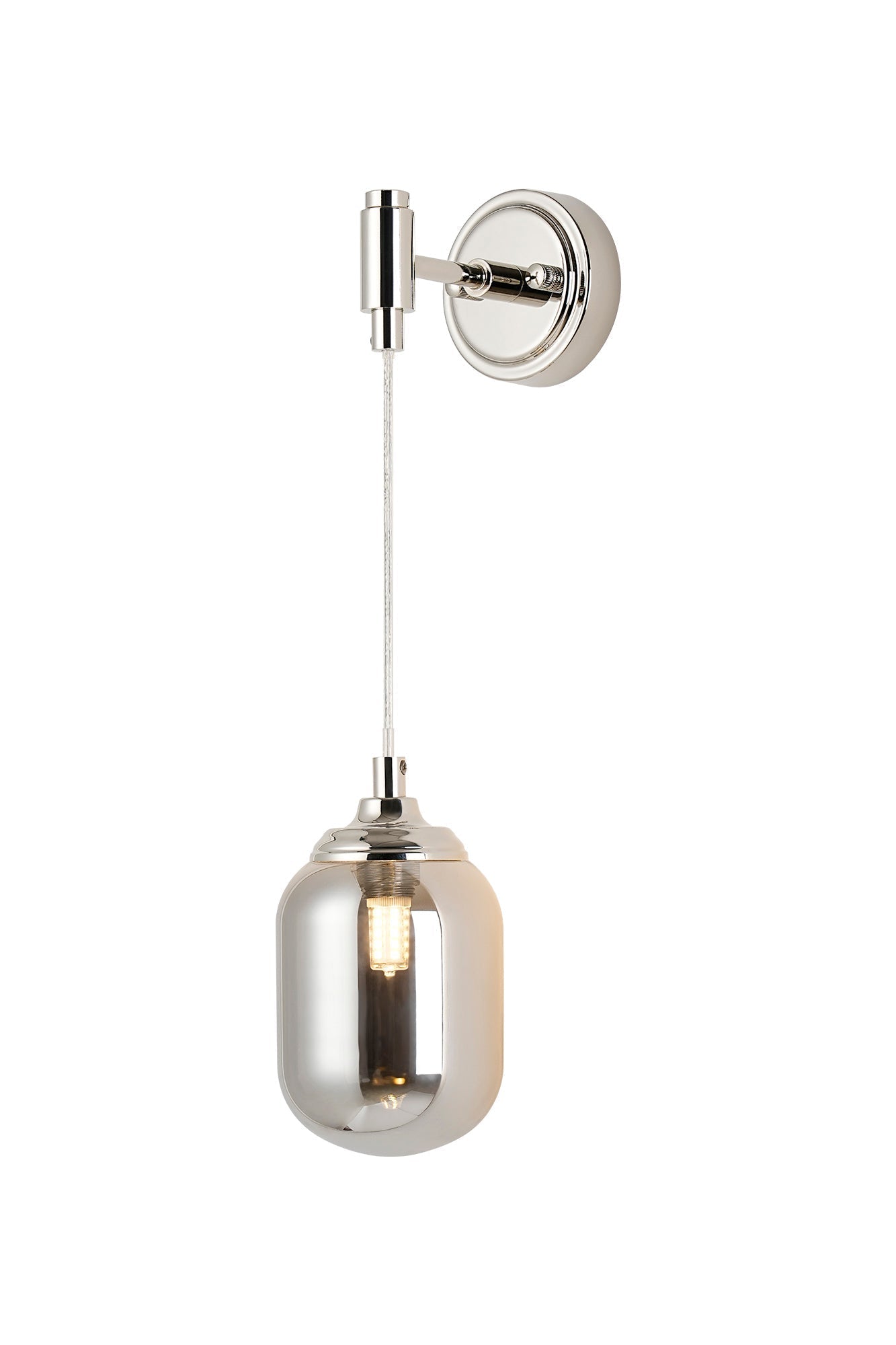 Earl 1Lt Adjustable Bathroom Wall Light IP44 -  Various Styles