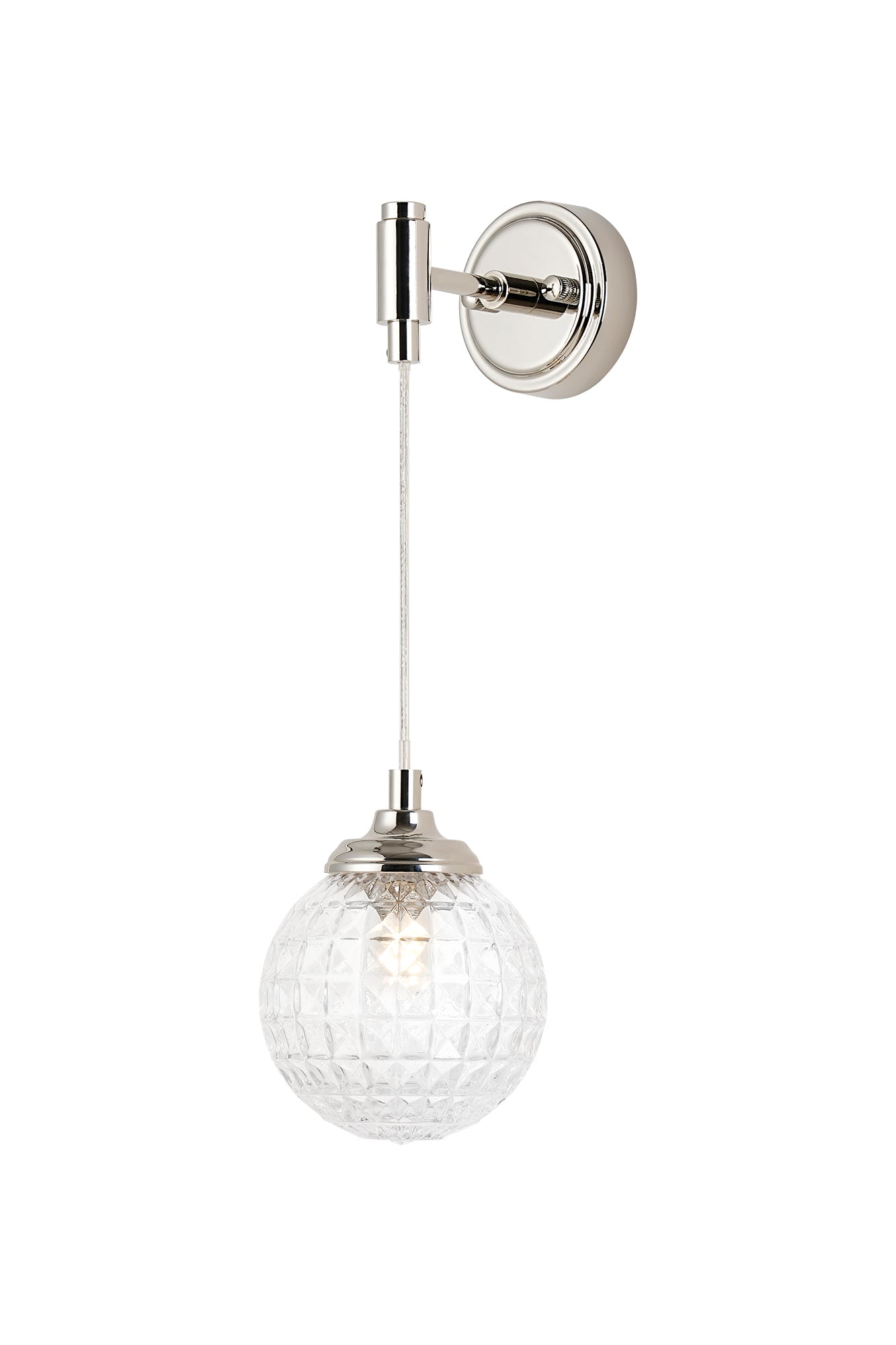 Earl 1Lt Adjustable Bathroom Wall Light IP44 -  Various Styles