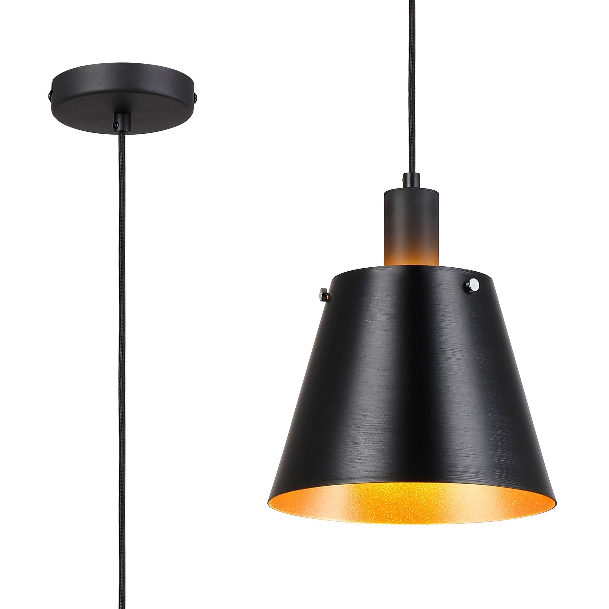 Etain 1Lt E27 Pendant - Various Size & Finish